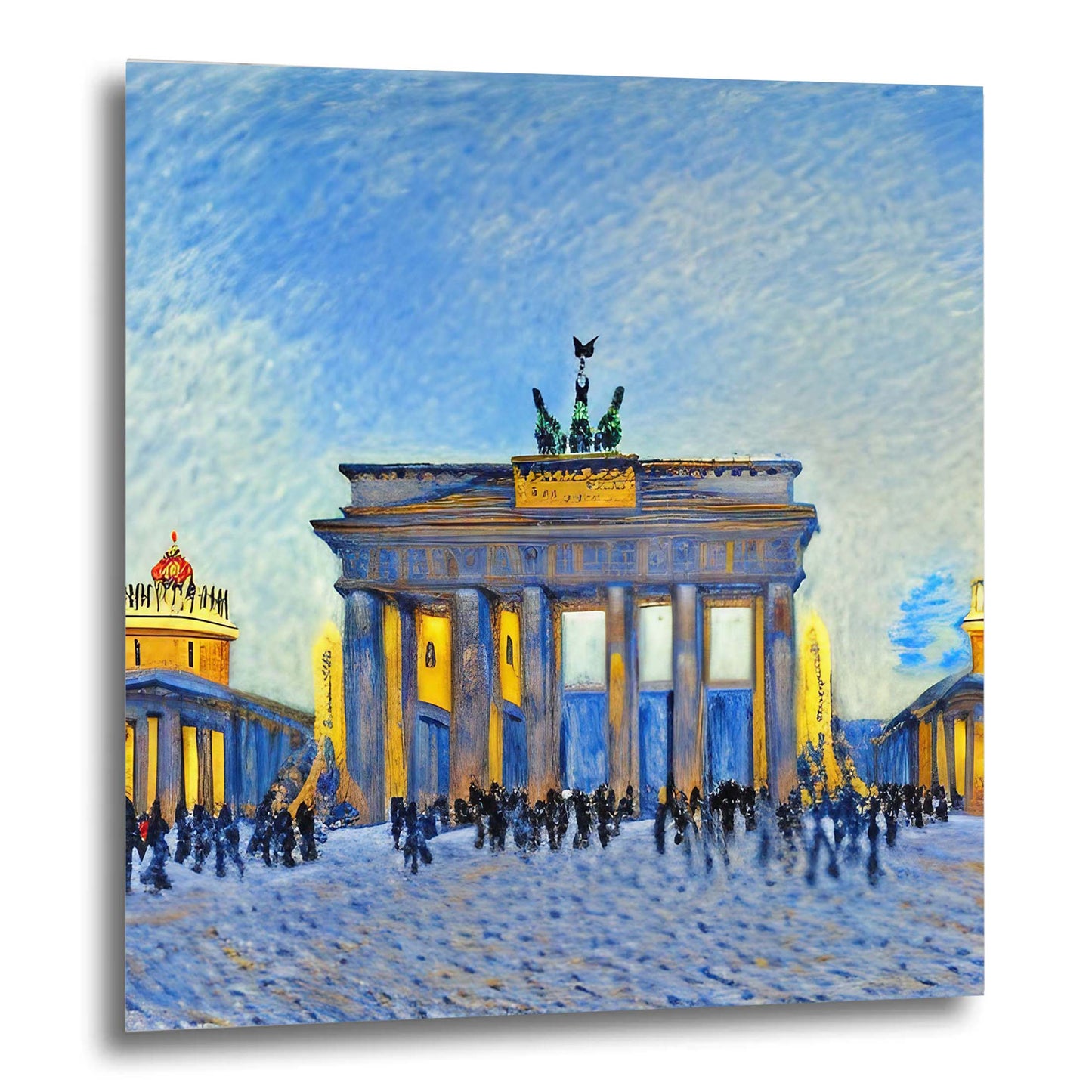 Berlin Brandenburger Tor - Wandbild in der Stilrichtung des Impressionismus