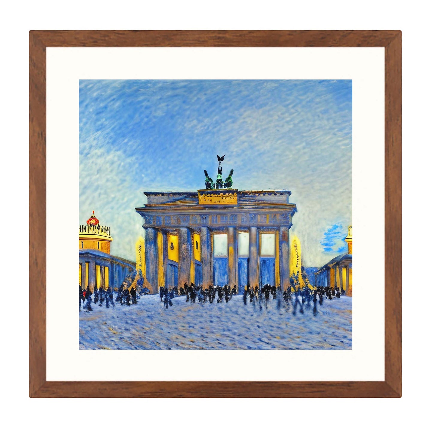 Berlin Brandenburger Tor - Wandbild in der Stilrichtung des Impressionismus