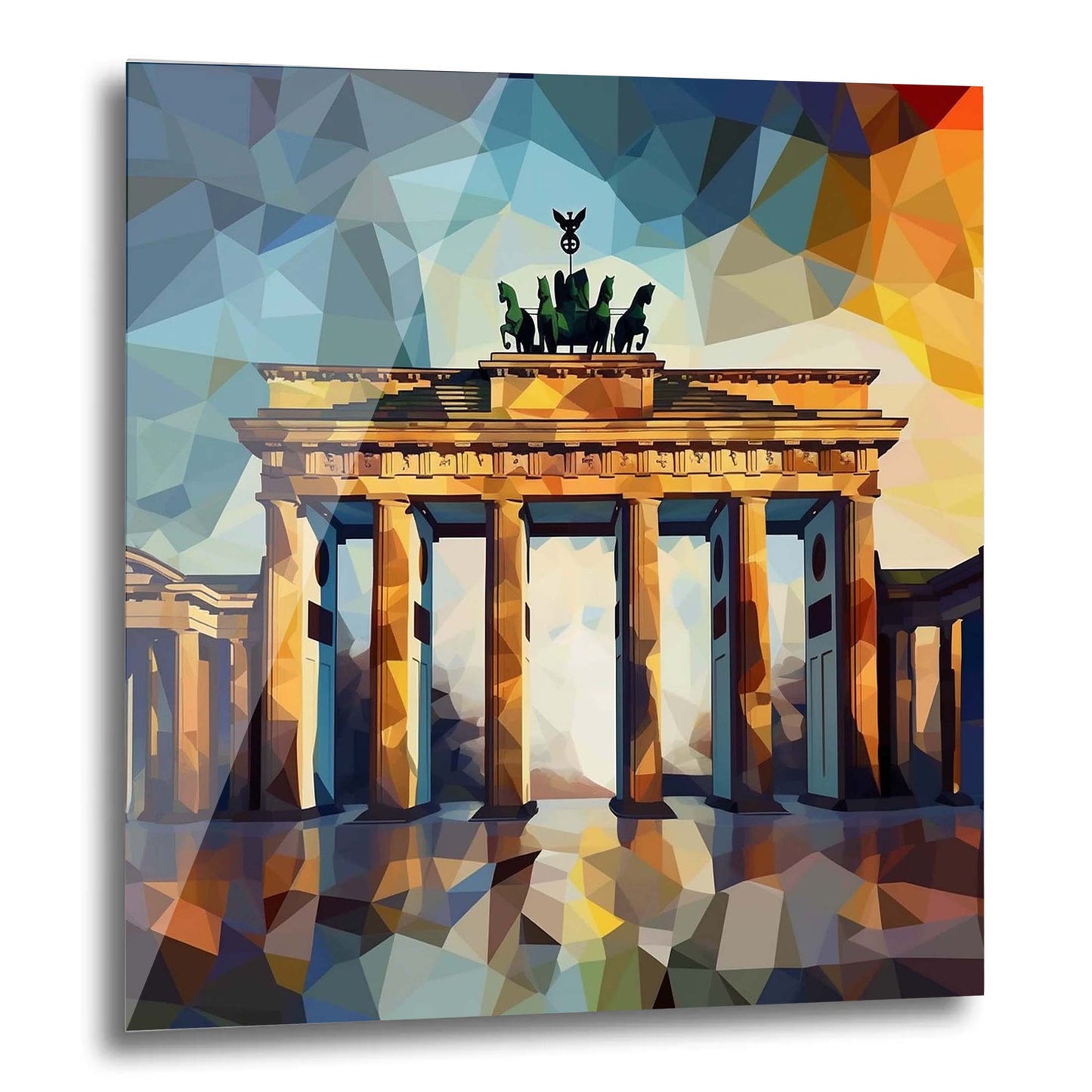 Berlin Brandenburger Tor - Wandbild in der Stilrichtung des Expressionismus