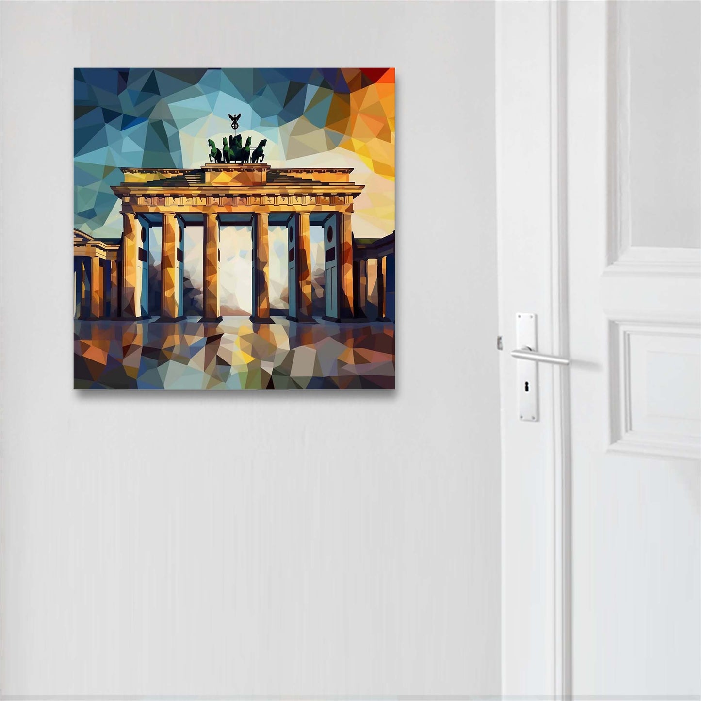 Berlin Brandenburger Tor - Wandbild in der Stilrichtung des Expressionismus