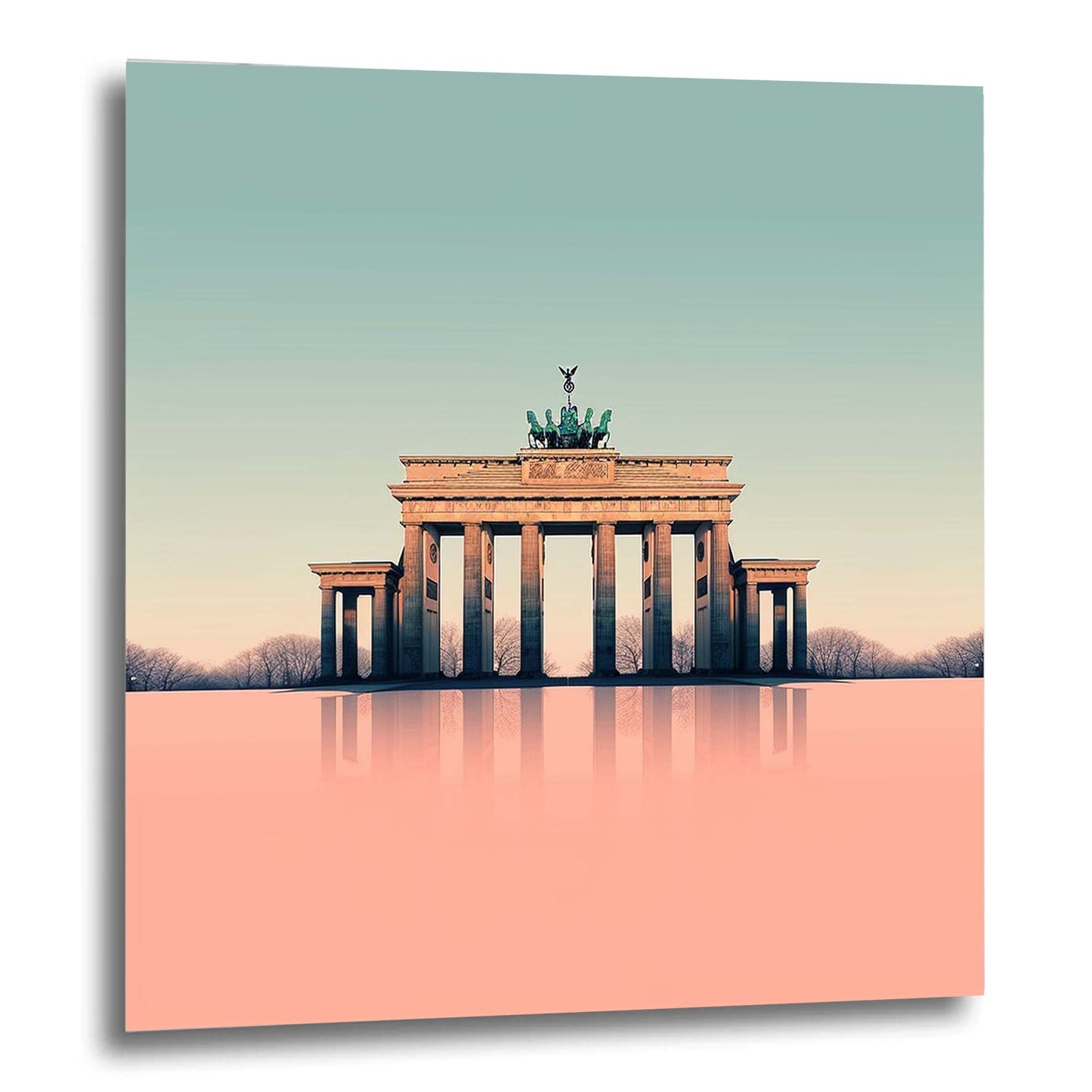 Berlin Brandenburger Tor - Wandbild in der Stilrichtung des Minimalismus