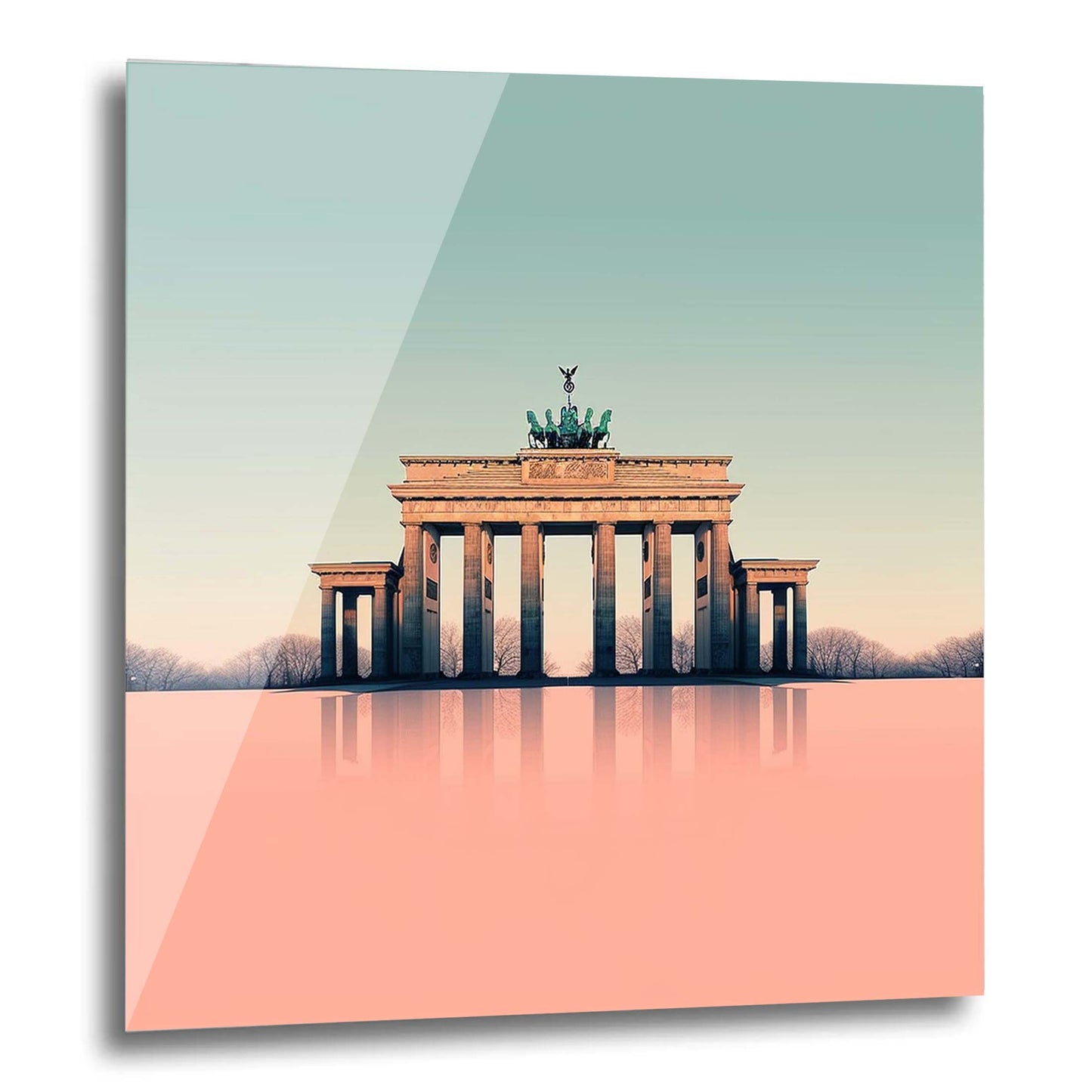 Berlin Brandenburger Tor - Wandbild in der Stilrichtung des Minimalismus