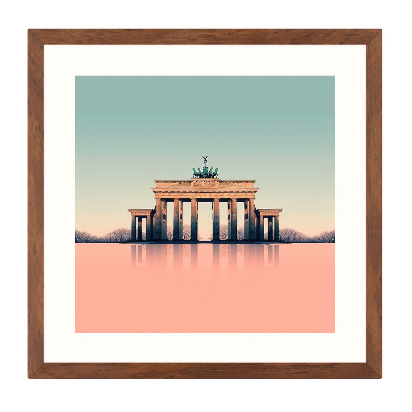 Berlin Brandenburger Tor - Wandbild in der Stilrichtung des Minimalismus