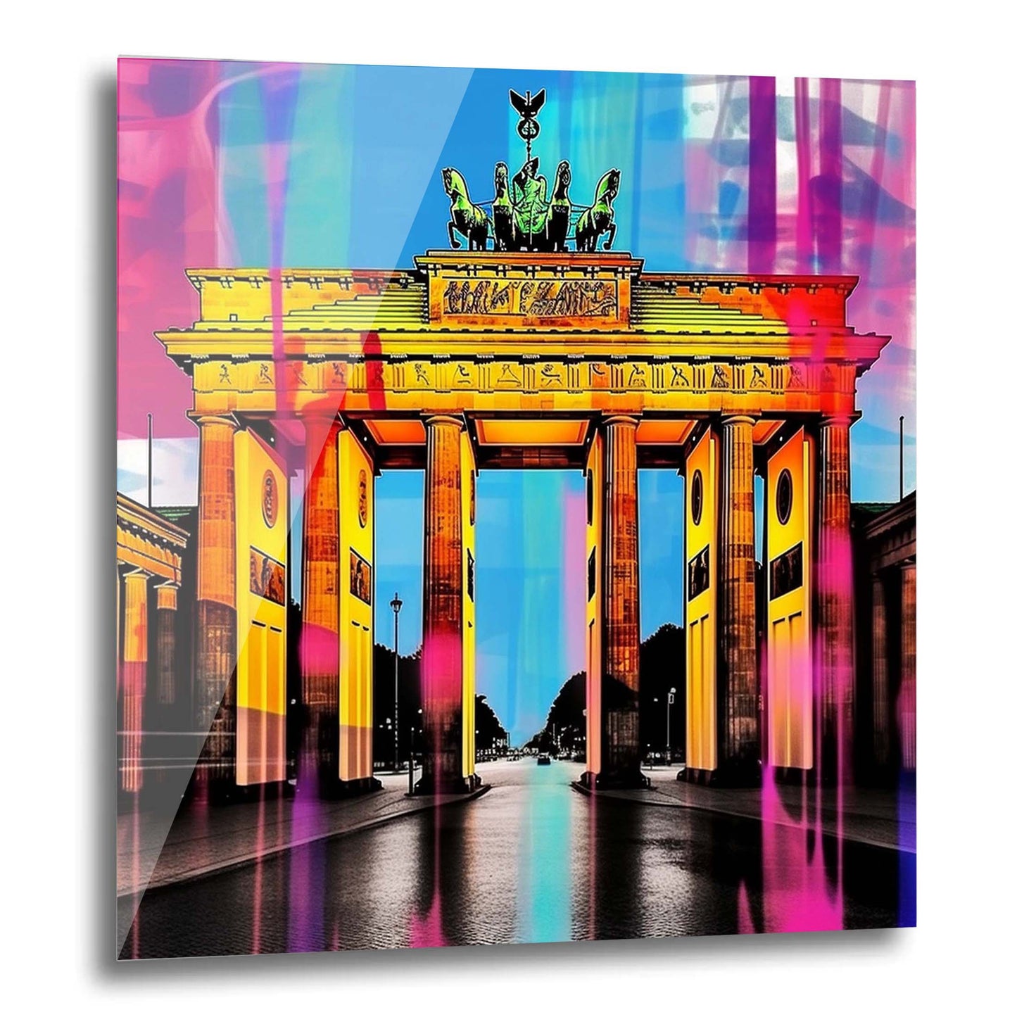 Berlin Brandenburger Tor - Wandbild in der Stilrichtung der Pop-Art