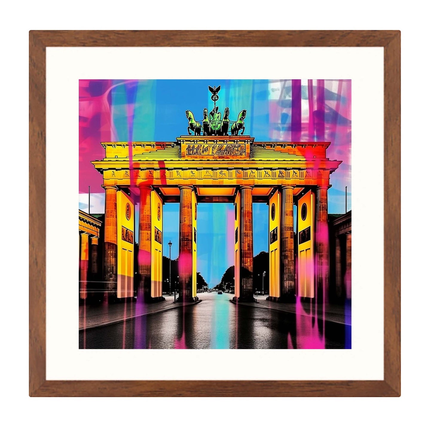 Berlin Brandenburger Tor - Wandbild in der Stilrichtung der Pop-Art