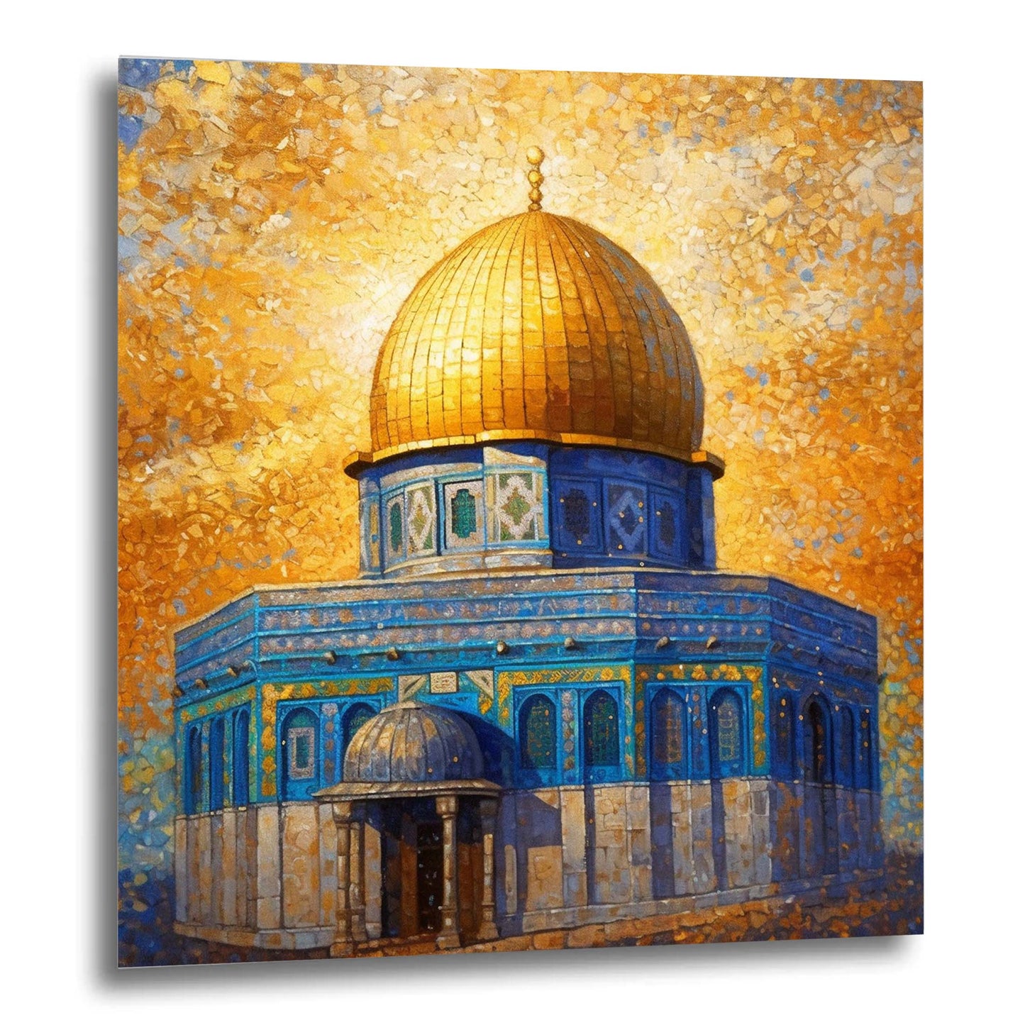 Jerusalem Felsendom - Wandbild in der Stilrichtung des Impressionismus