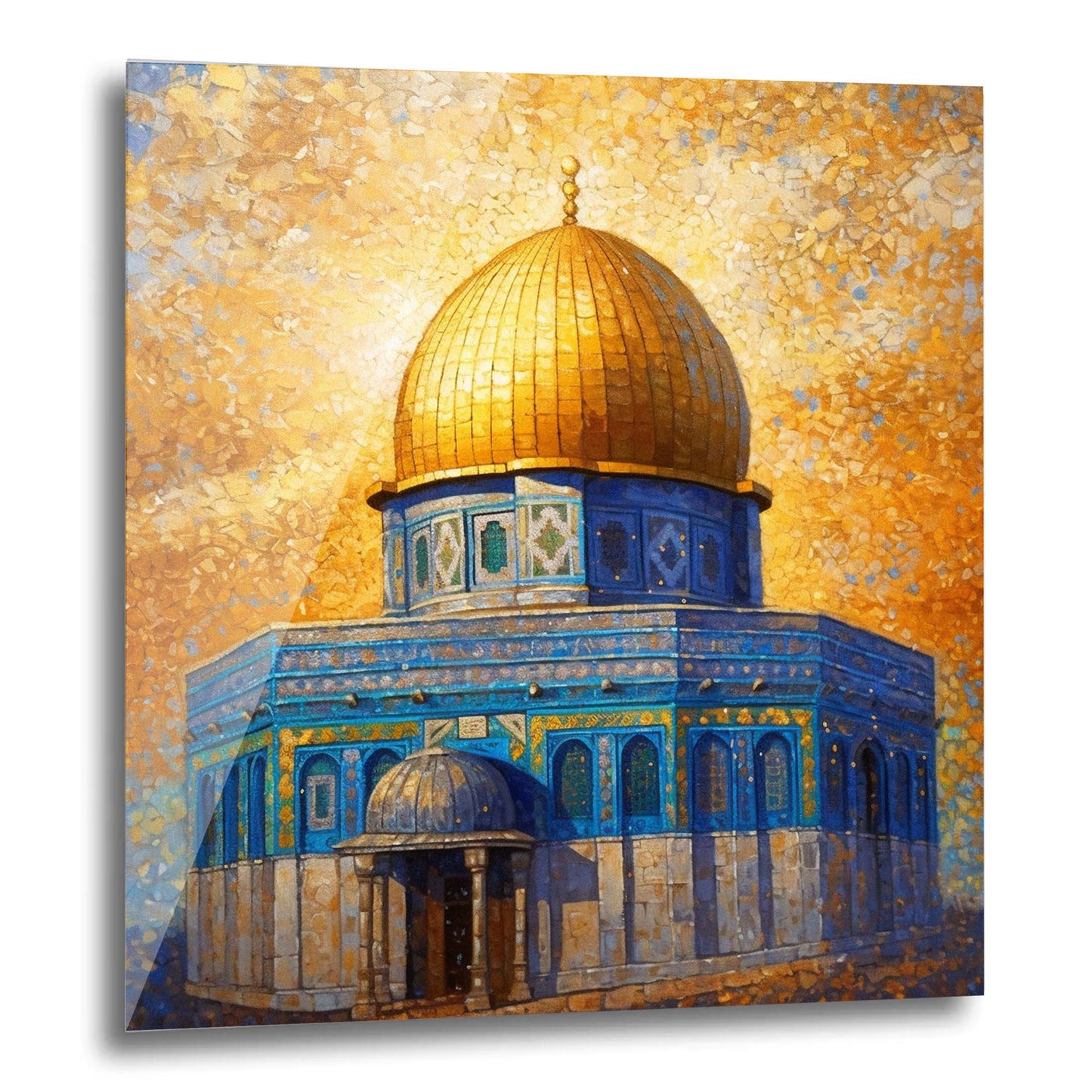 Jerusalem Felsendom - Wandbild in der Stilrichtung des Impressionismus
