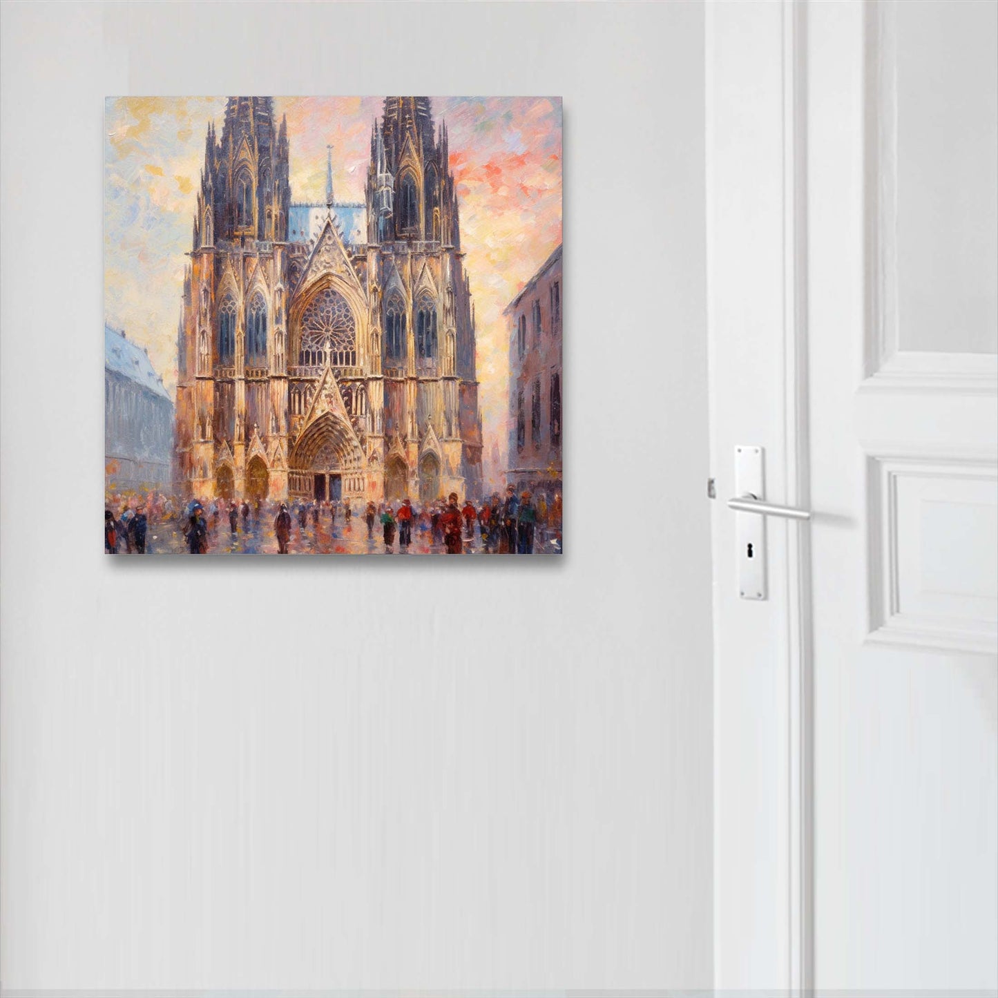 Kölner Dom - Wandbild in der Stilrichtung des Impressionismus