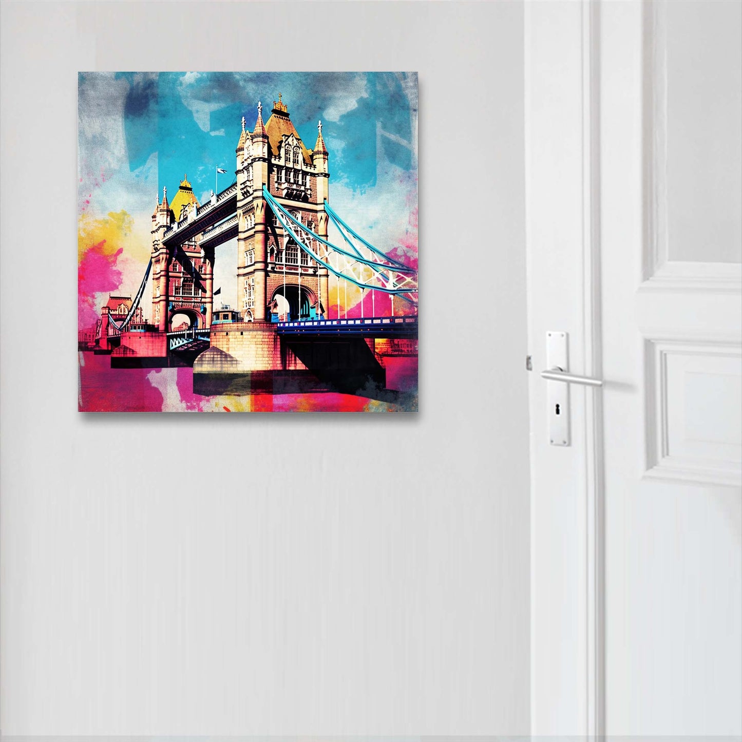London Tower Bridge - Wandbild in der Stilrichtung der Pop Art
