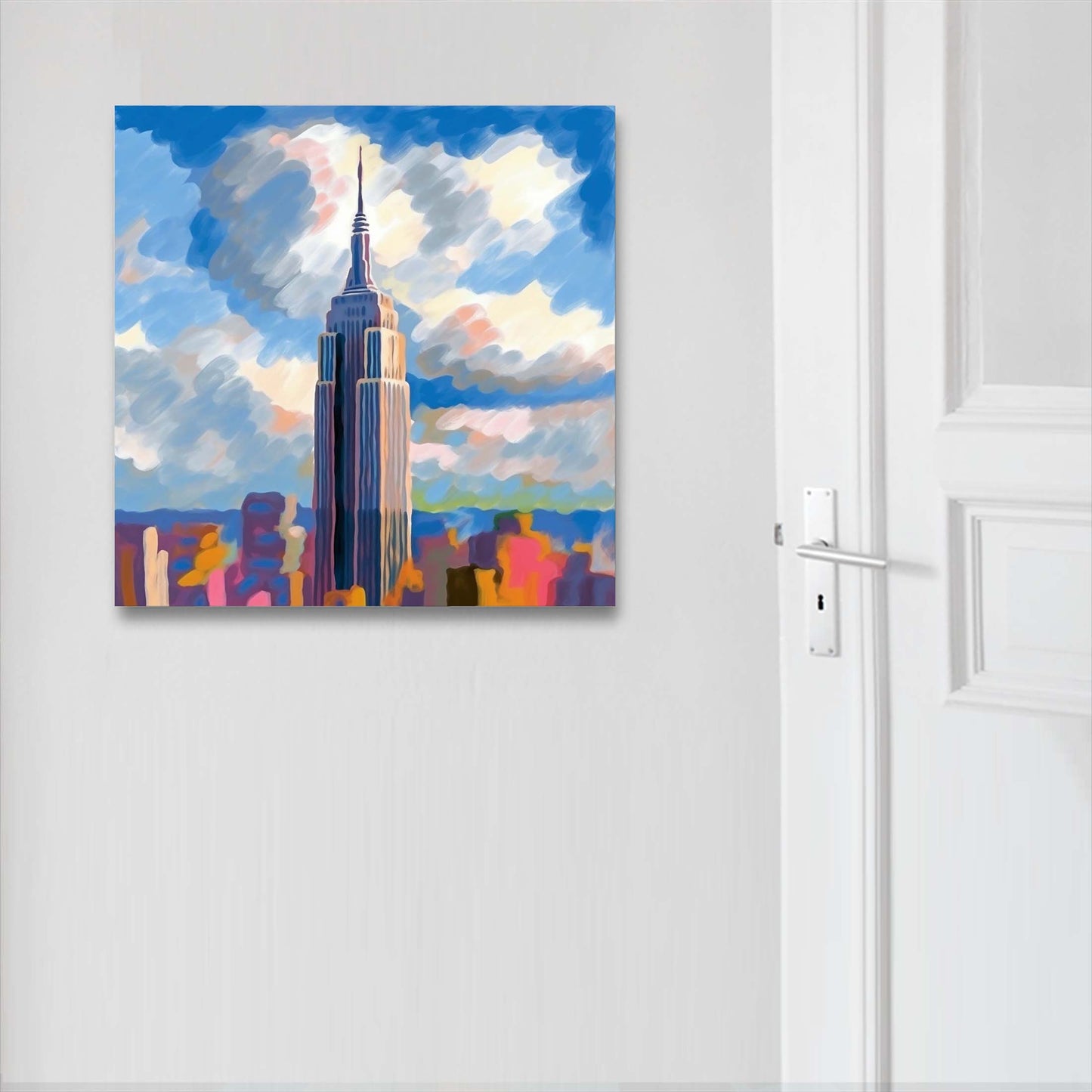 New York Empire State Building - Wandbild in der Stilrichtung des Impressionismus