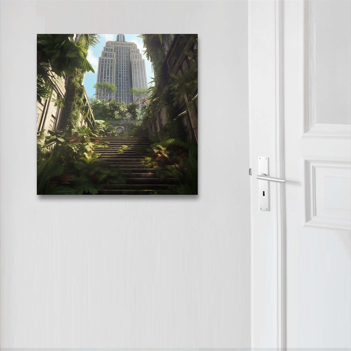 New York Empire State Building - Wandbild in der Stilrichtung Urban Jungle