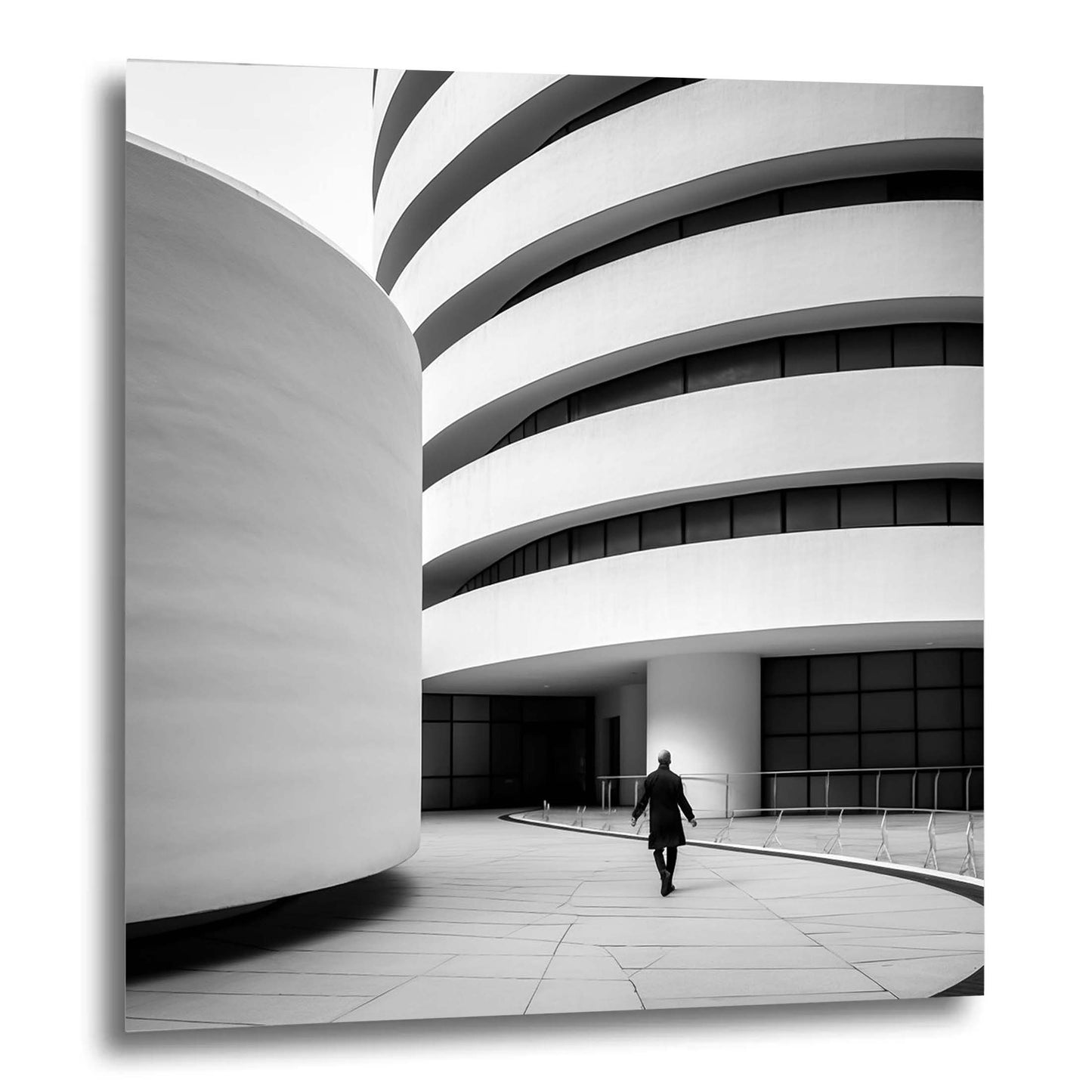 New York Guggenheim Museum - Wandbild in der Stilrichtung des Minimalismus