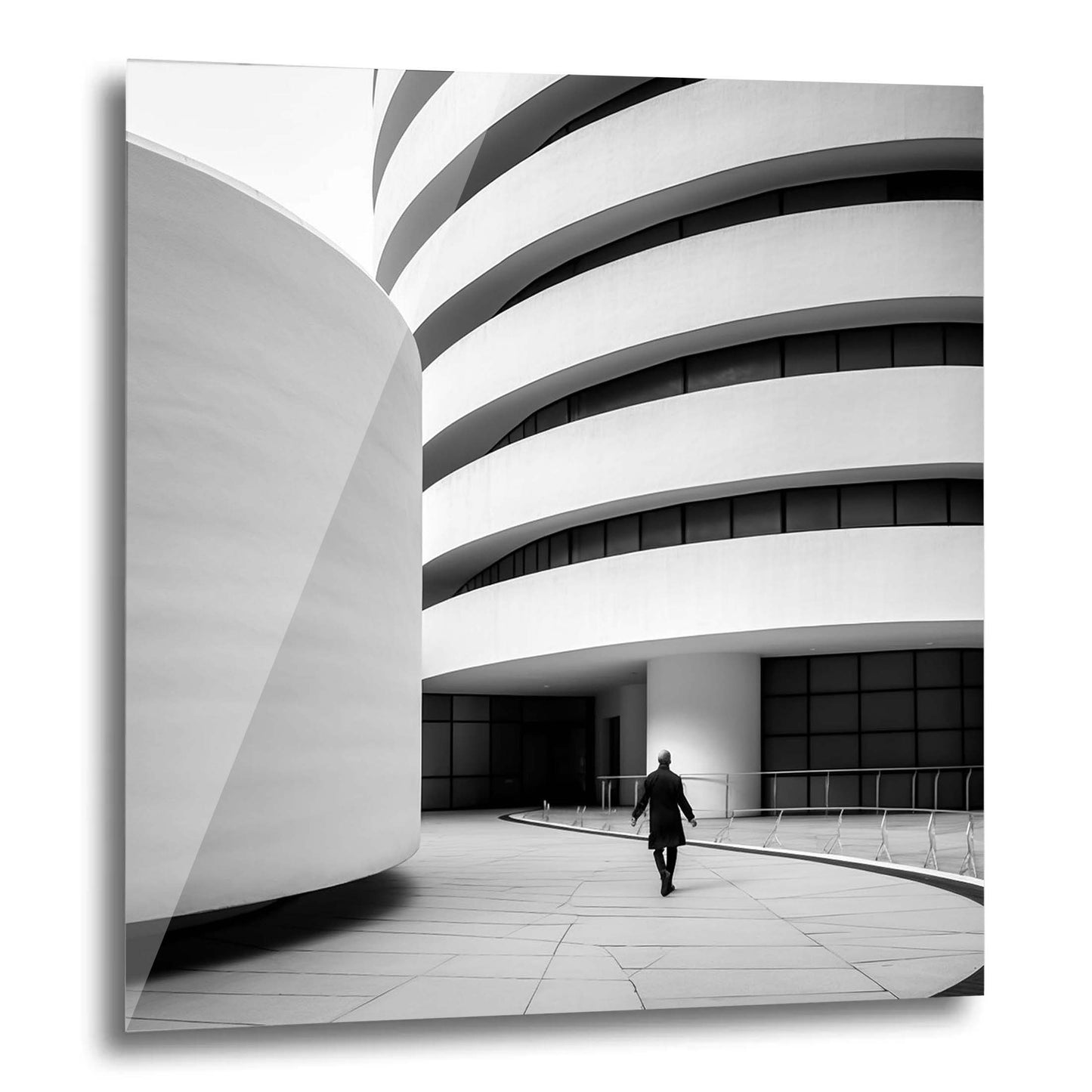 New York Guggenheim Museum - Wandbild in der Stilrichtung des Minimalismus
