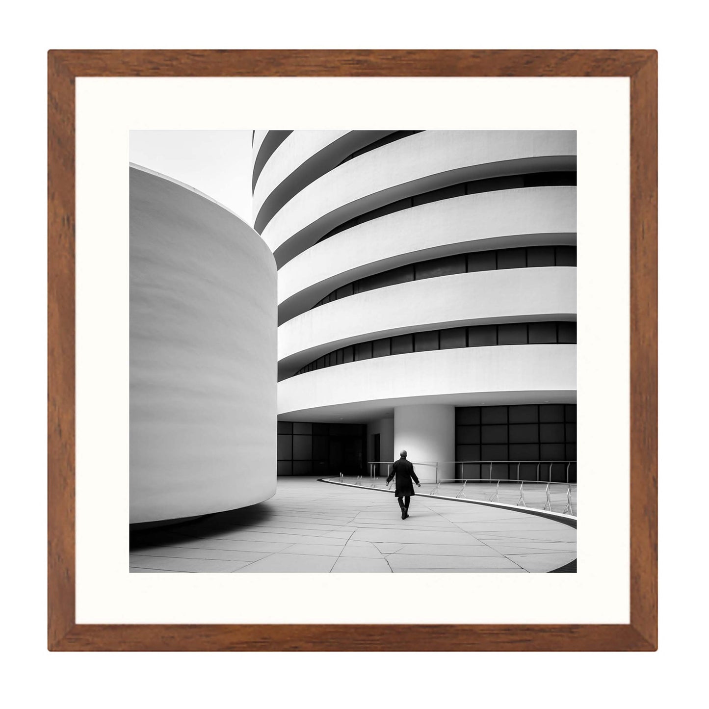 New York Guggenheim Museum - Wandbild in der Stilrichtung des Minimalismus