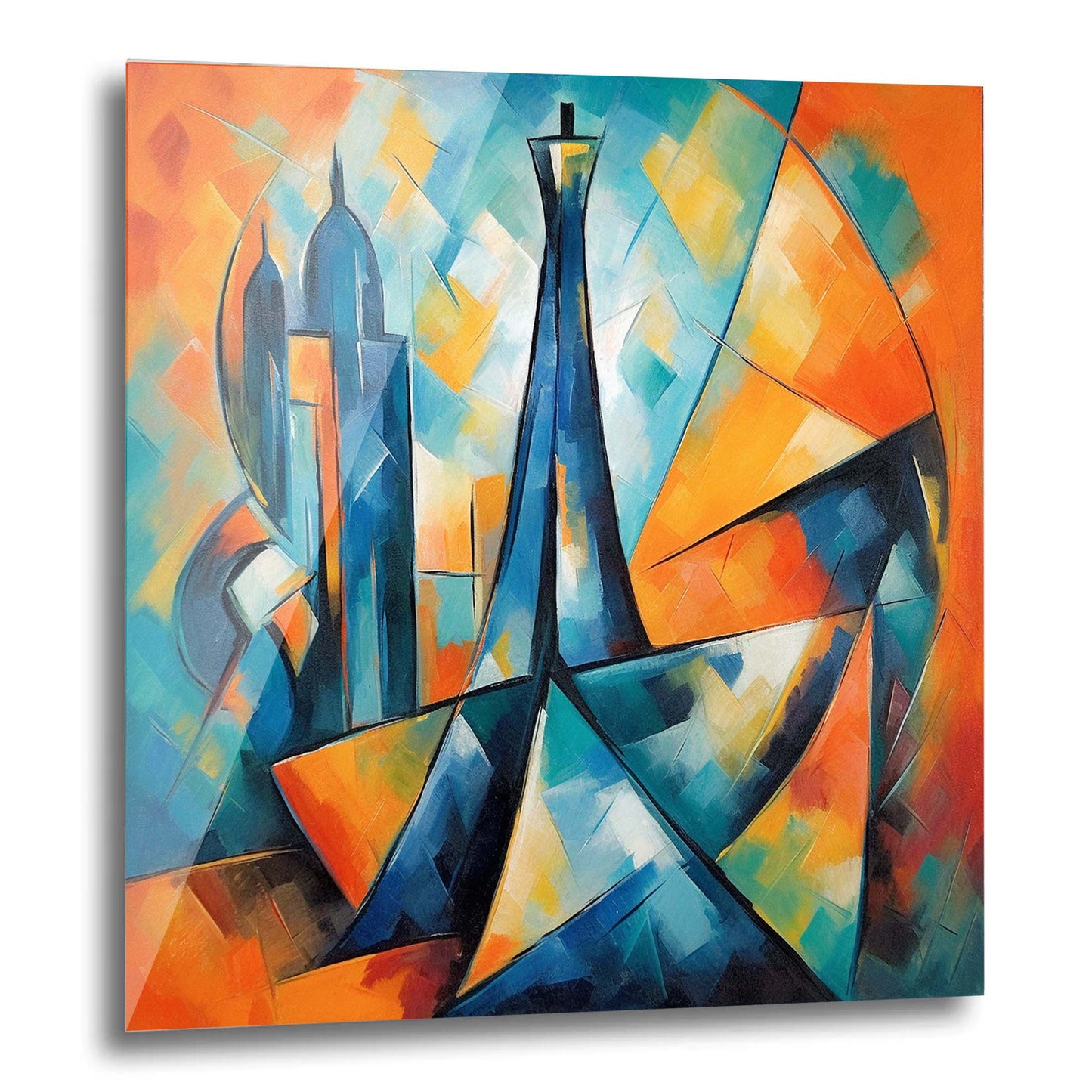 Paris Eiffelturm - Wandbild in der Stilrichtung des Expressionismus