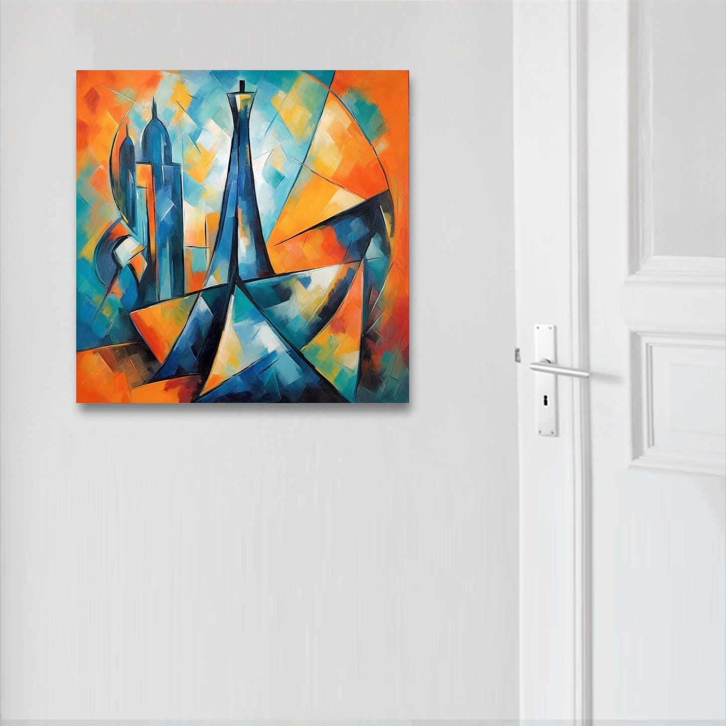 Paris Eiffelturm - Wandbild in der Stilrichtung des Expressionismus