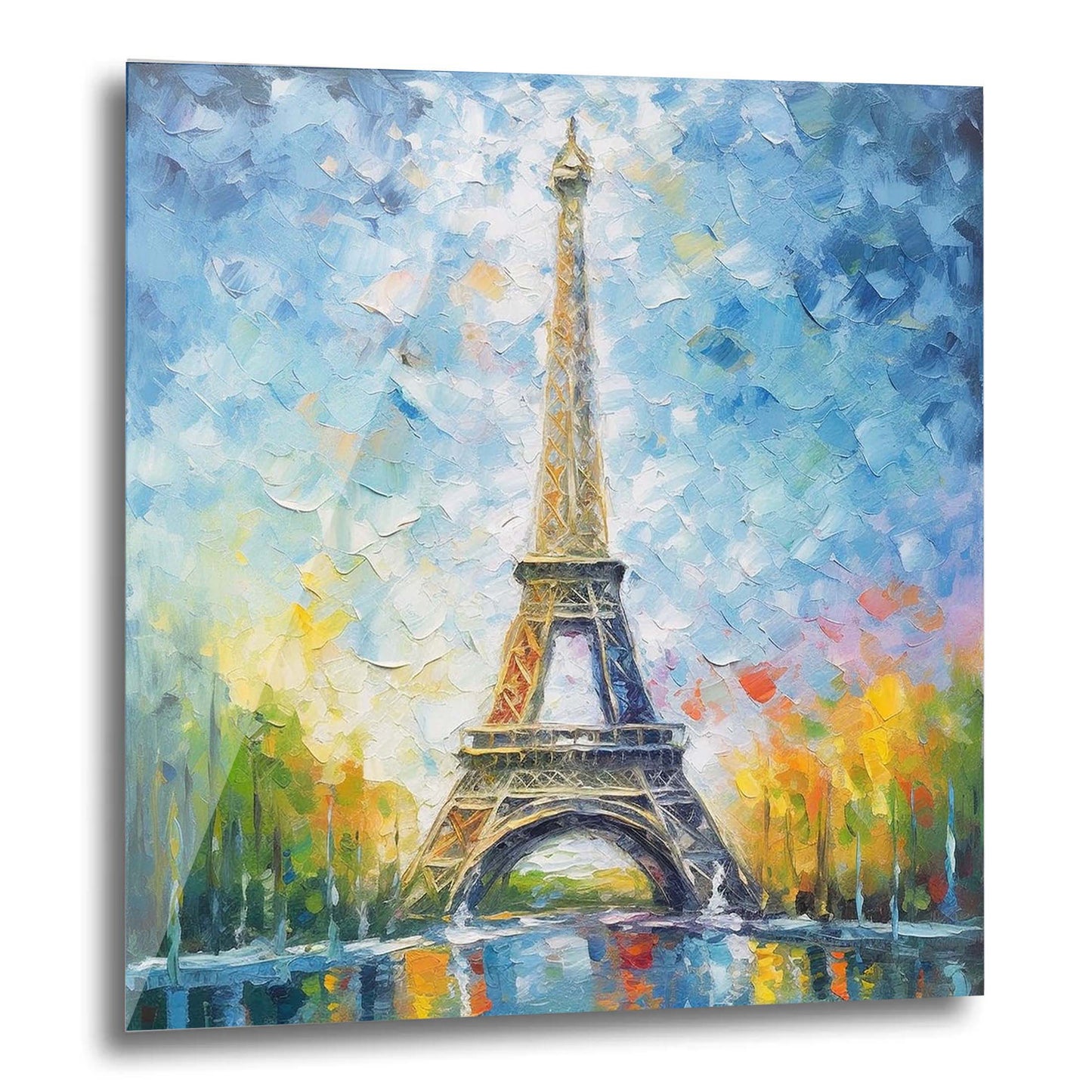 Paris Eiffelturm - Wandbild in der Stilrichtung des Impressionismus