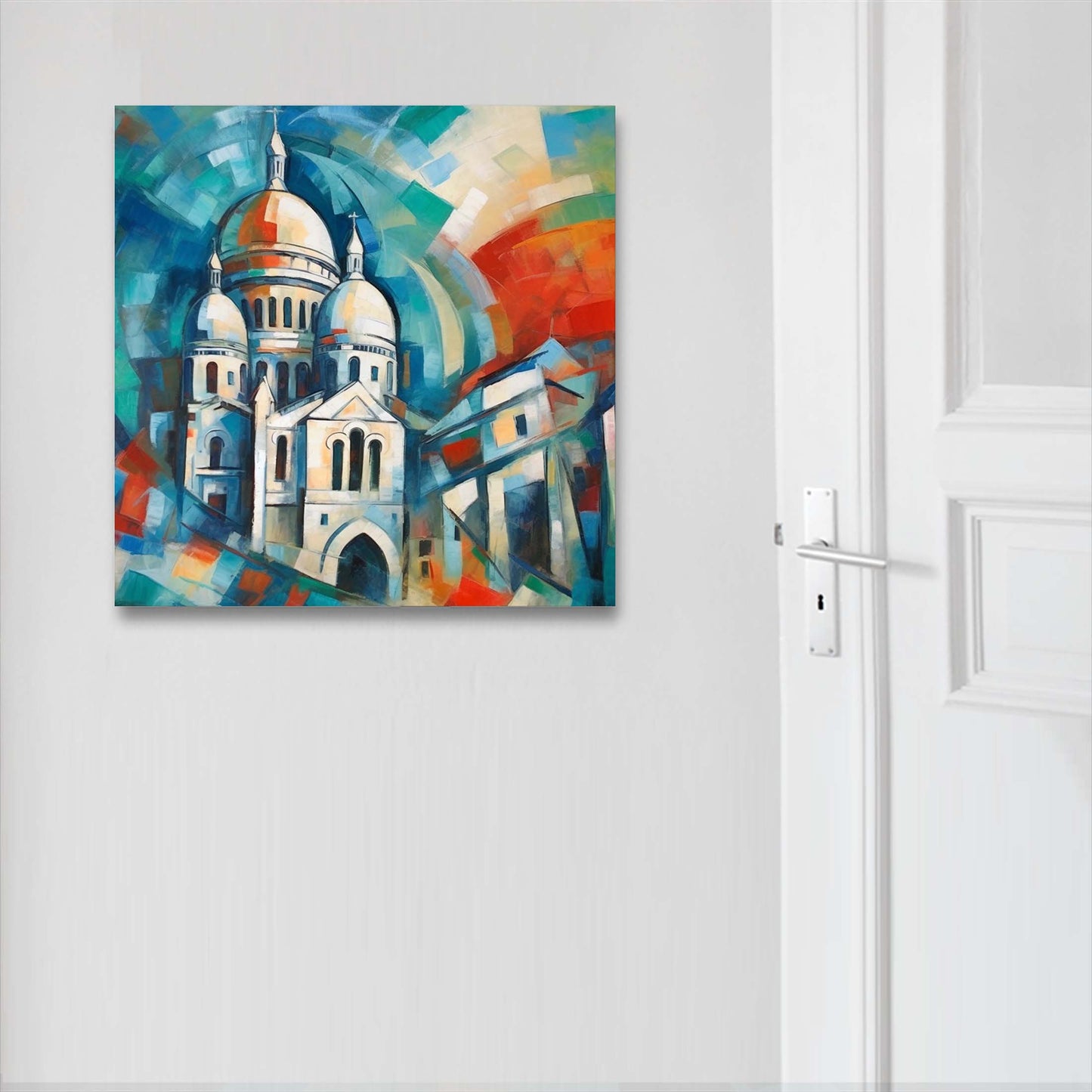Paris Sacre Coeur - Wandbild in der Stilrichtung des Expressionismus