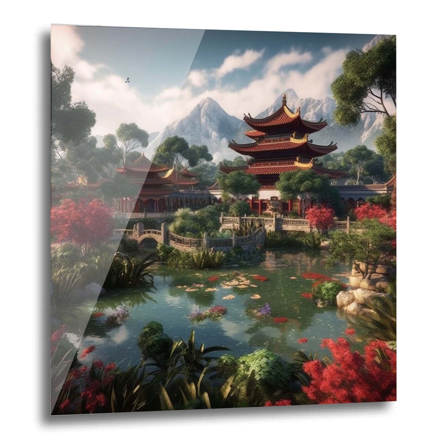 Peking Verbotene Stadt - Wandbild in der Stilrichtung Urban Jungle