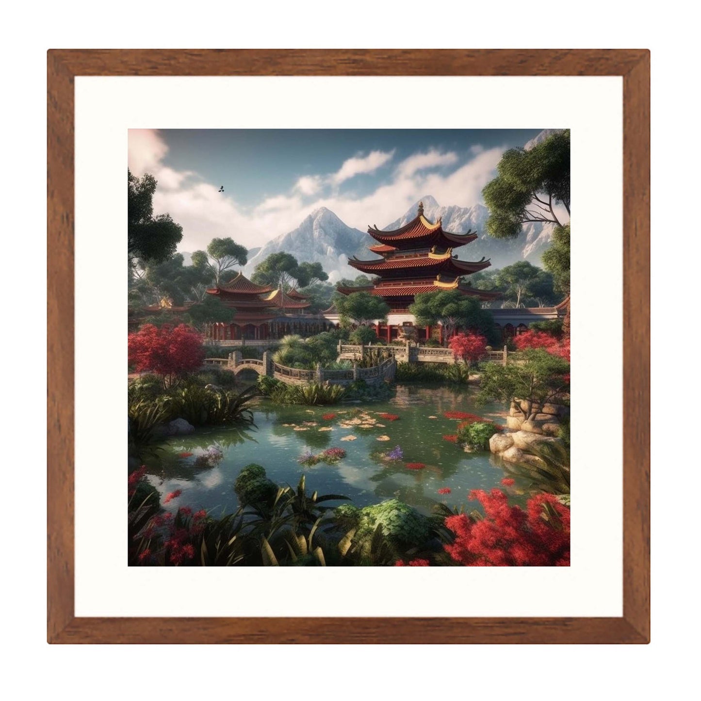 Peking Verbotene Stadt - Wandbild in der Stilrichtung Urban Jungle