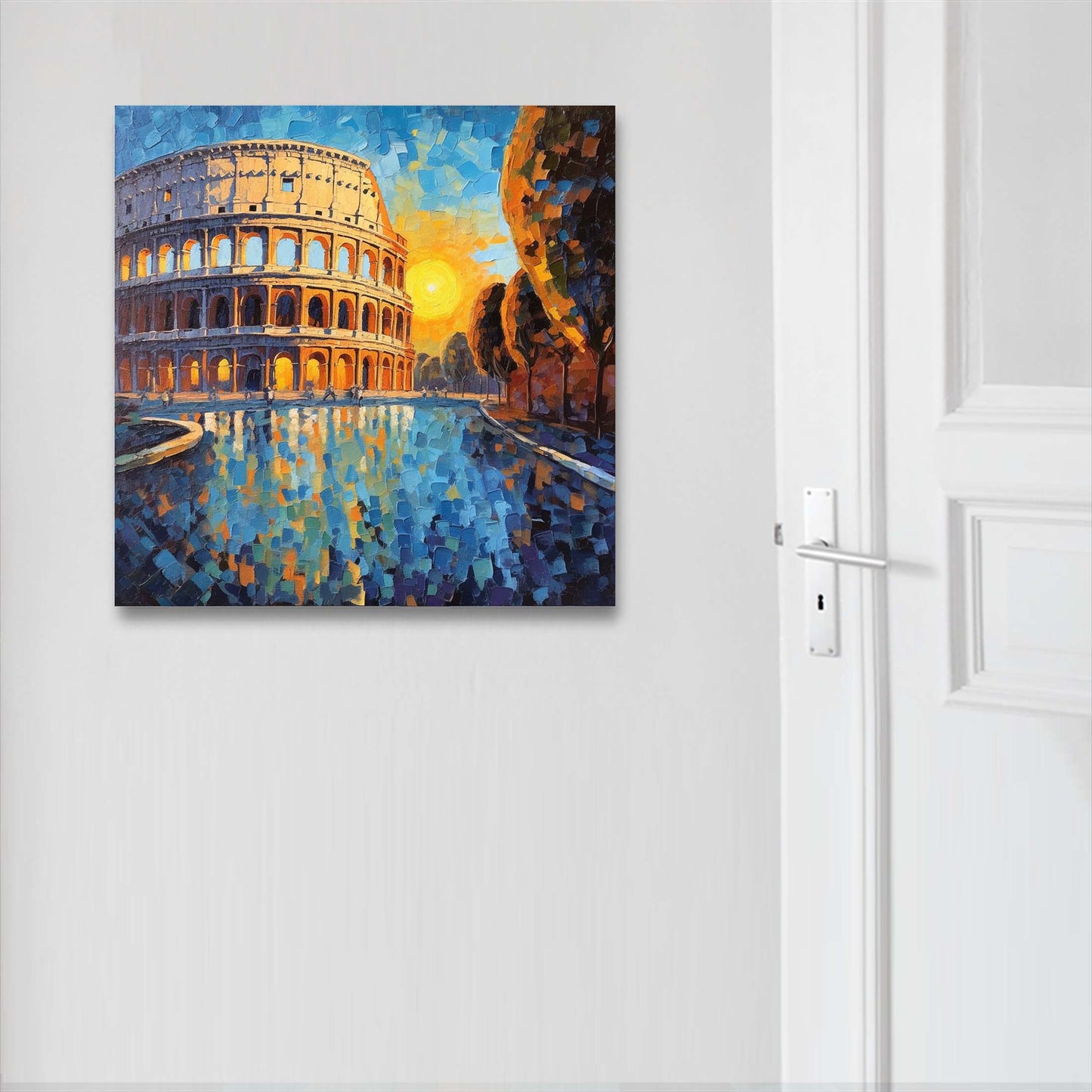 Rom Kollosseum - Wandbild in der Stilrichtung des Impressionismus