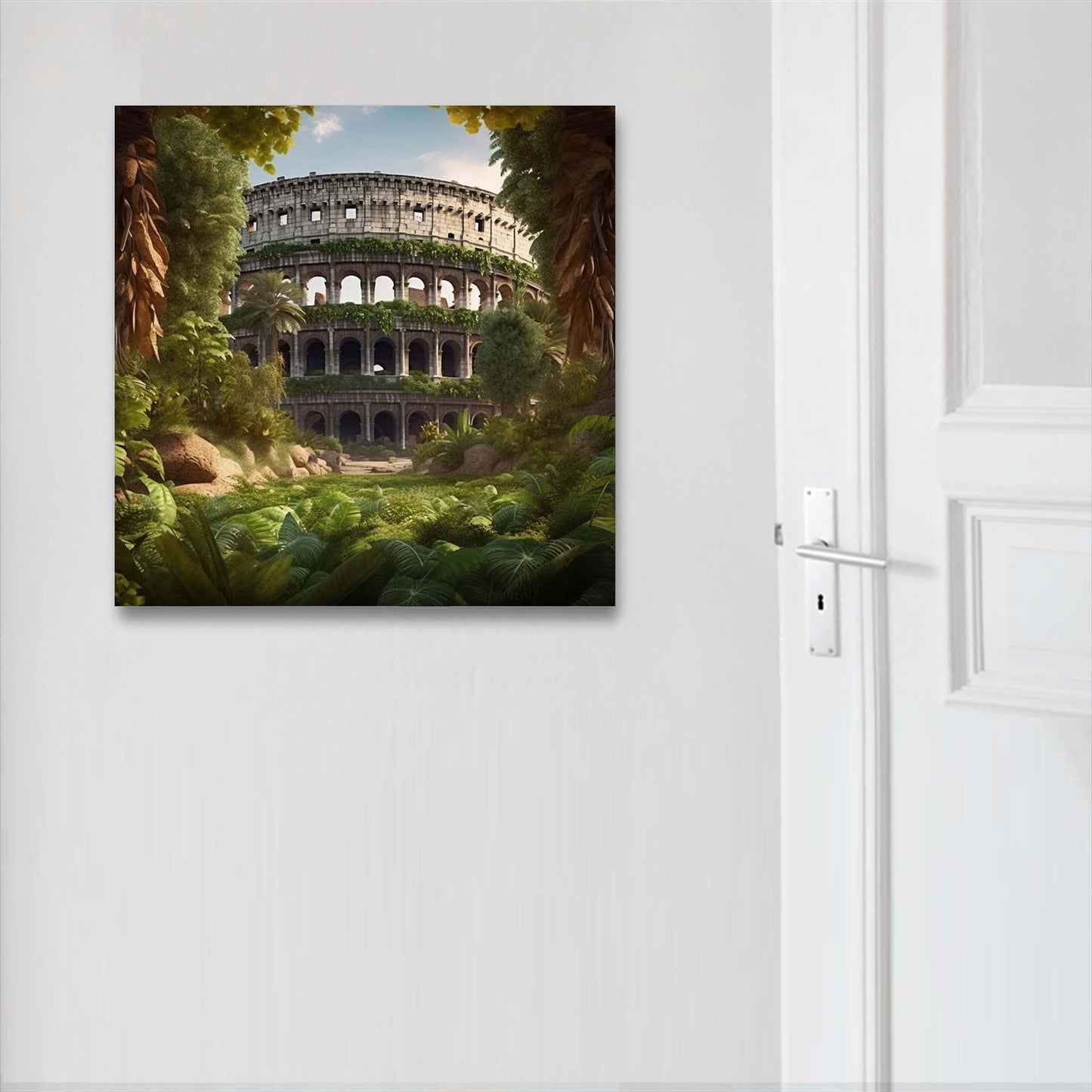 Rom Kollosseum - Wandbild in der Stilrichtung Urban Jungle