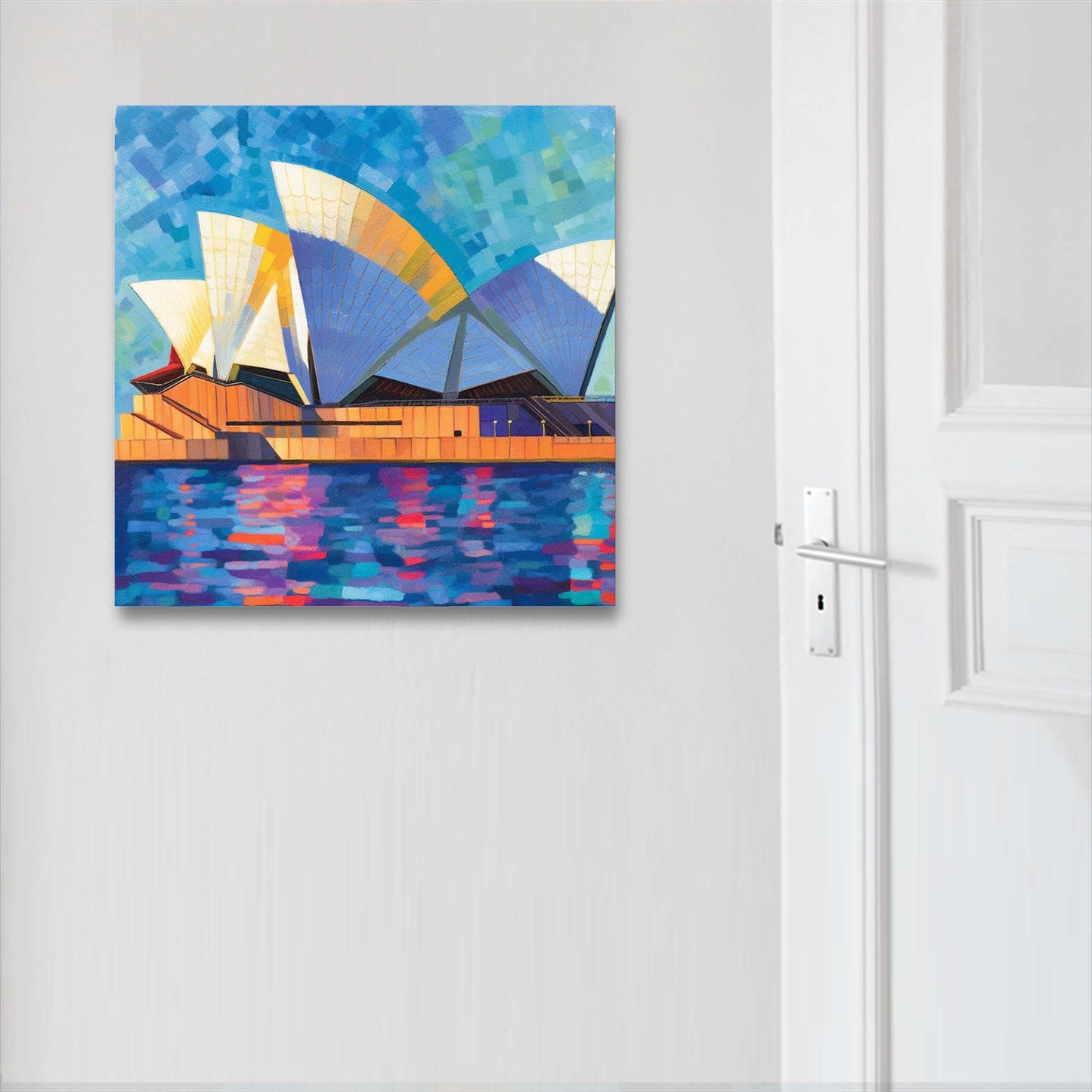 Sydney - Opera House - Wandbild in der Stilrichtung des Impressionismus
