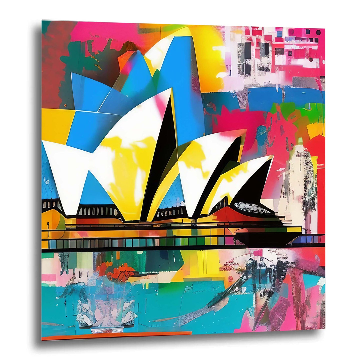 Sydney - Opera House - Wandbild in der Stilrichtung der Pop-Art