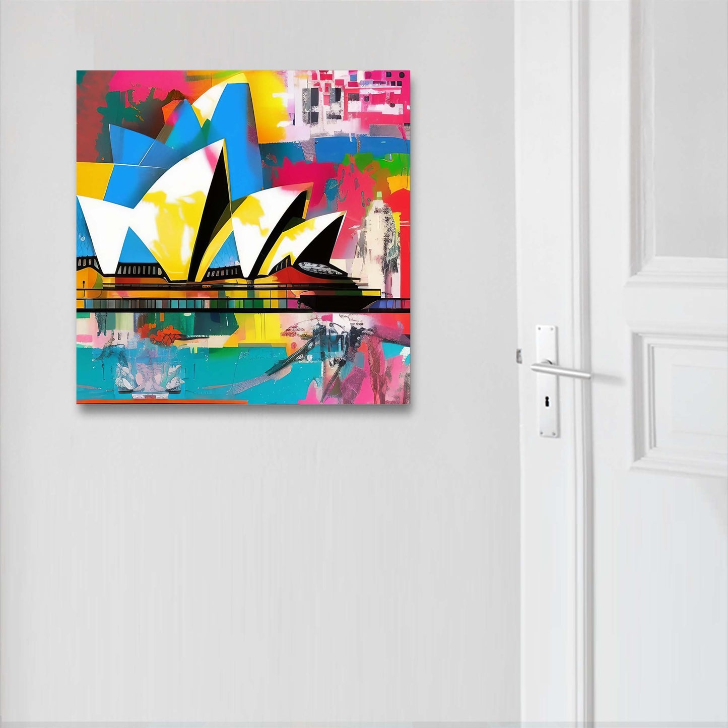 Sydney - Opera House - Wandbild in der Stilrichtung der Pop-Art