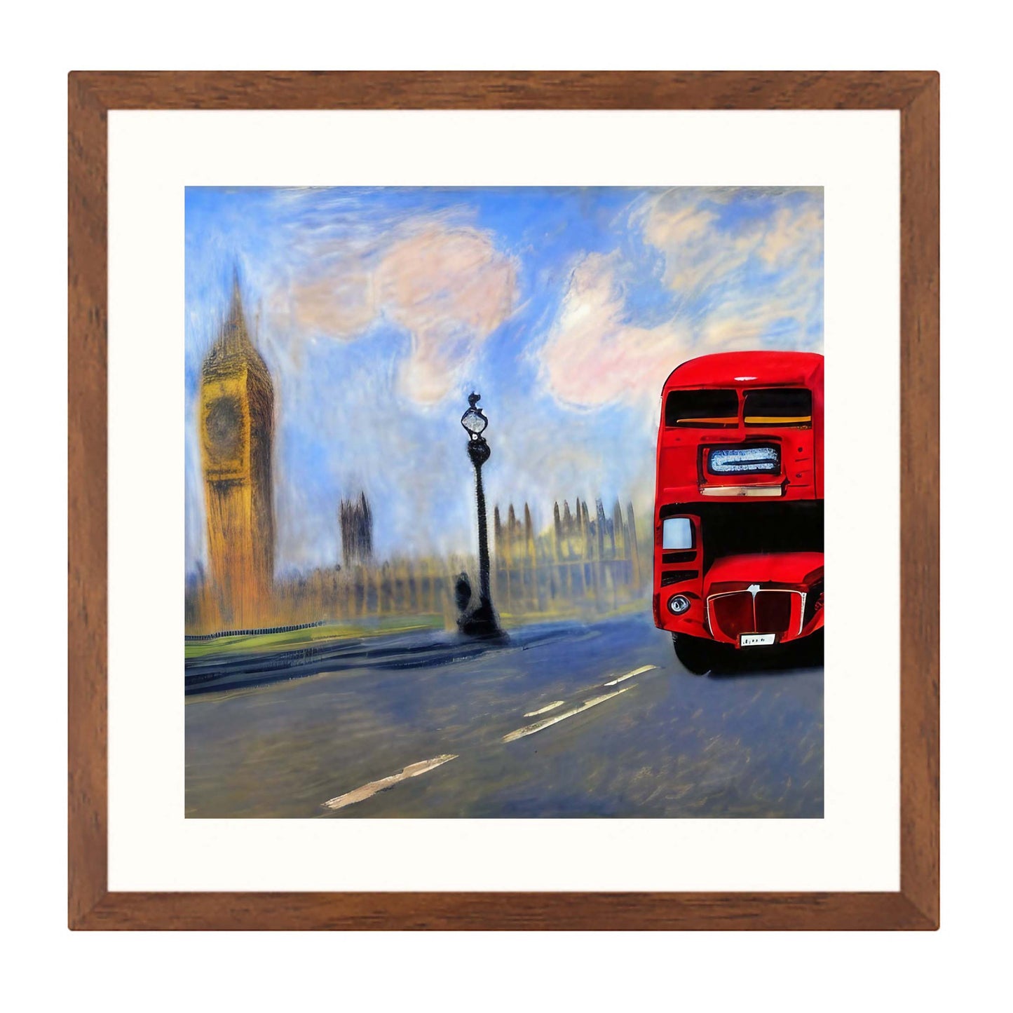 London Westminster Palace - Wandbild in der Stilrichtung des Impressionismus