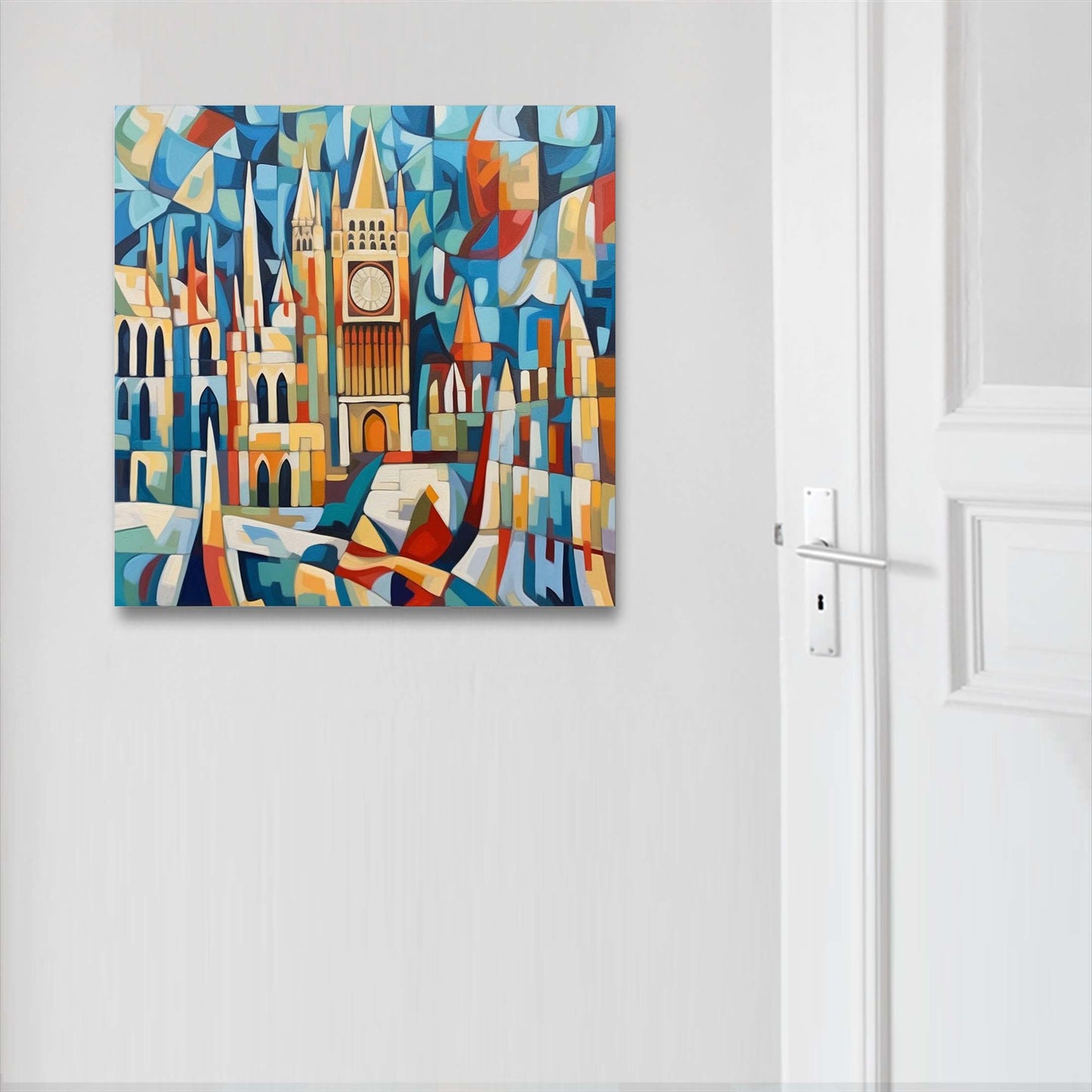 London Westminster Palace - Wandbild in der Stilrichtung des Expressionismus
