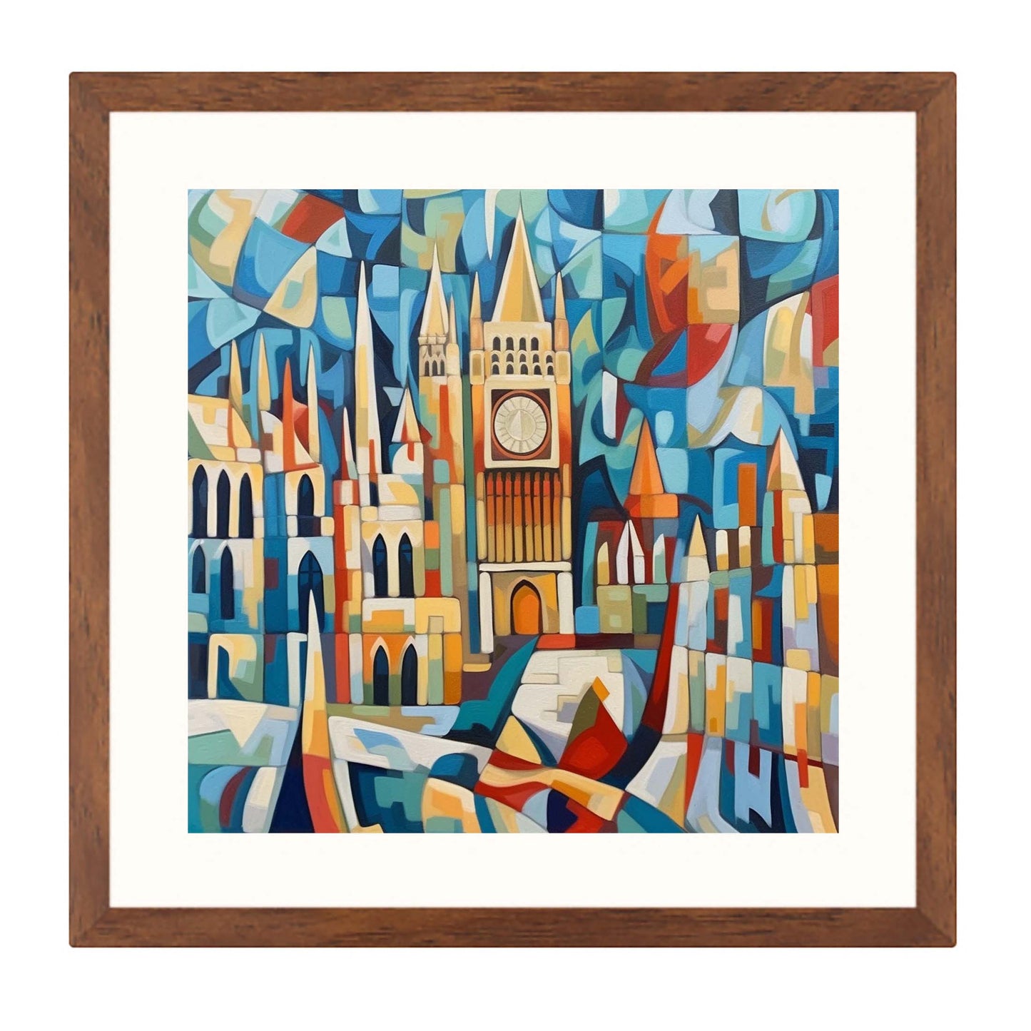 London Westminster Palace - Wandbild in der Stilrichtung des Expressionismus