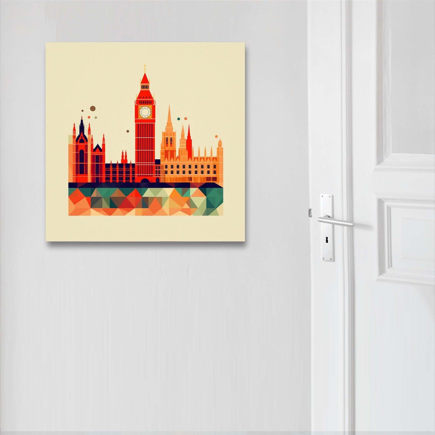 London Westminster Palace - Wandbild in der Stilrichtung des Minimalismus