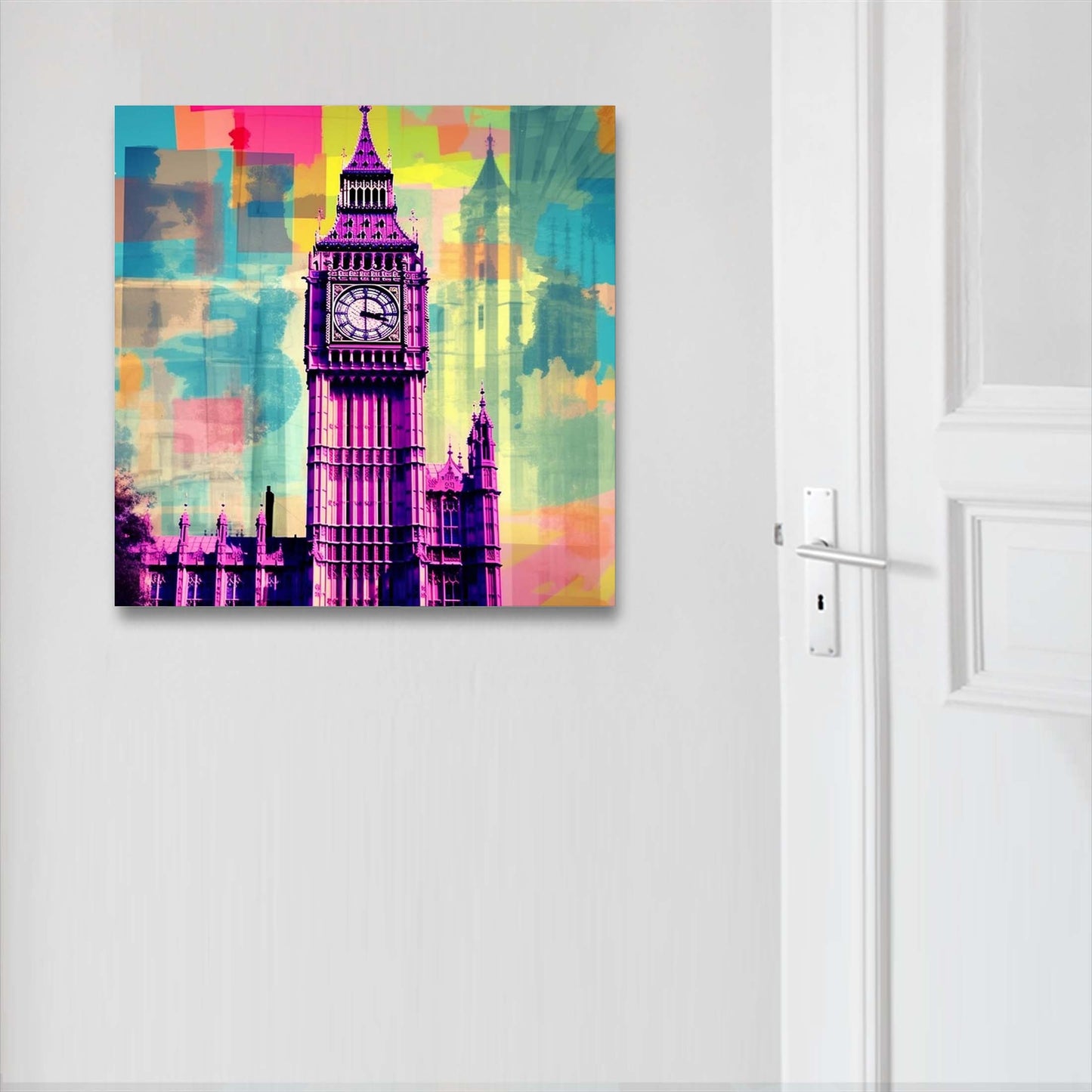 London Westminster Palace - Wandbild in der Stilrichtung der Pop-Art