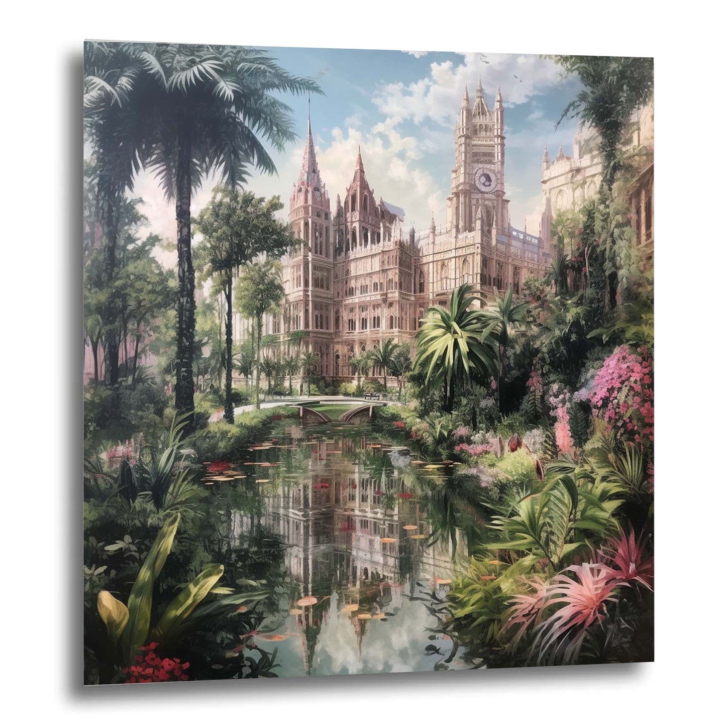 London Westminster Palace - Wandbild in der Stilrichtung Urban Jungle
