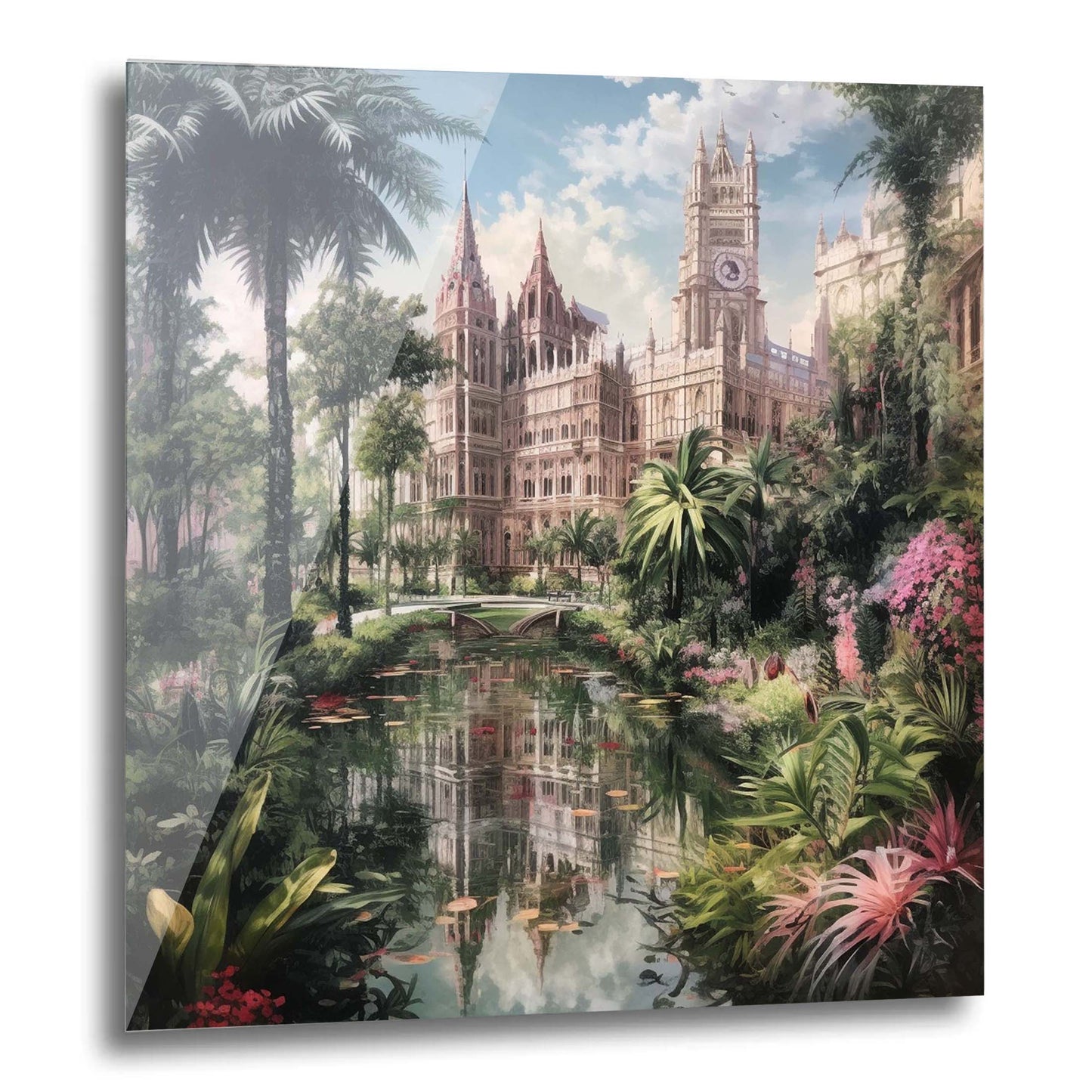 London Westminster Palace - Wandbild in der Stilrichtung Urban Jungle