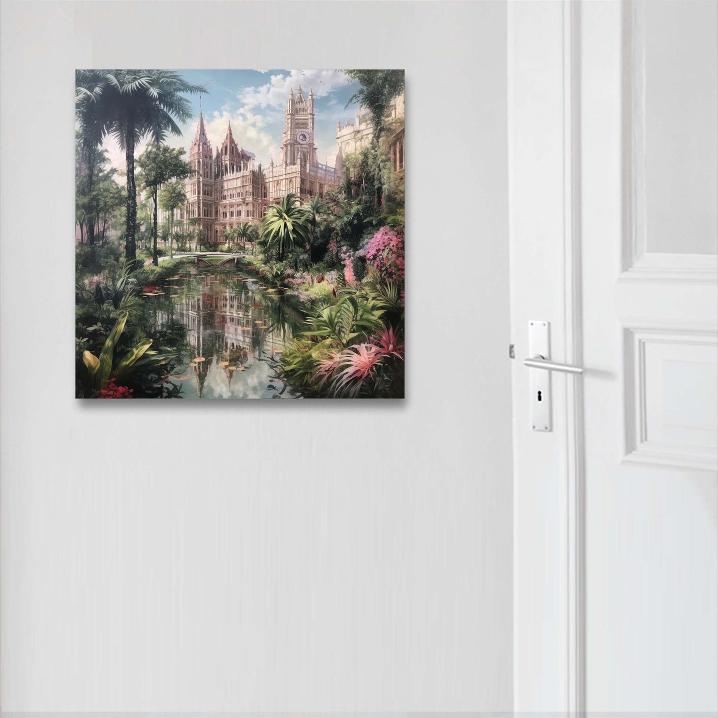 London Westminster Palace - Wandbild in der Stilrichtung Urban Jungle