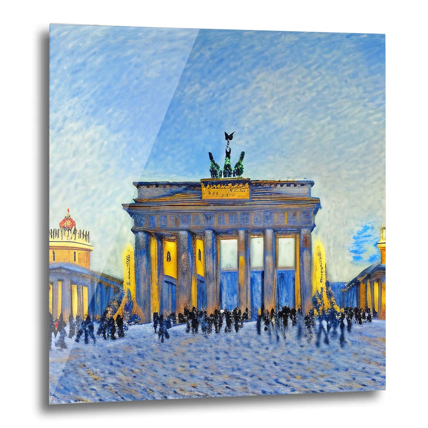 Berlin Brandenburger Tor - Wandbild in der Stilrichtung des Impressionismus