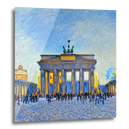 Berlin Brandenburger Tor - Wandbild in der Stilrichtung des Impressionismus