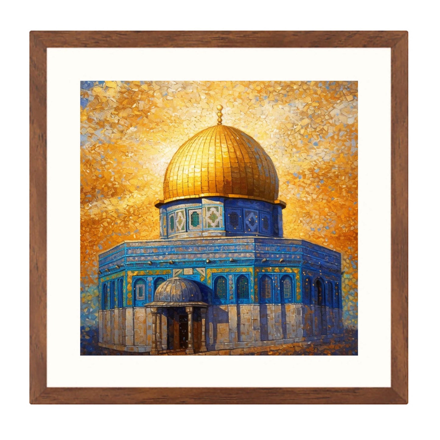 Jerusalem Felsendom - Wandbild in der Stilrichtung des Impressionismus