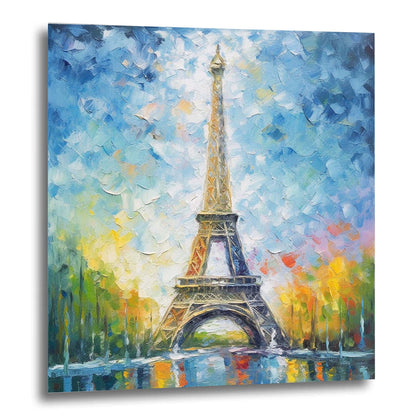 Paris Eiffelturm - Wandbild in der Stilrichtung des Impressionismus