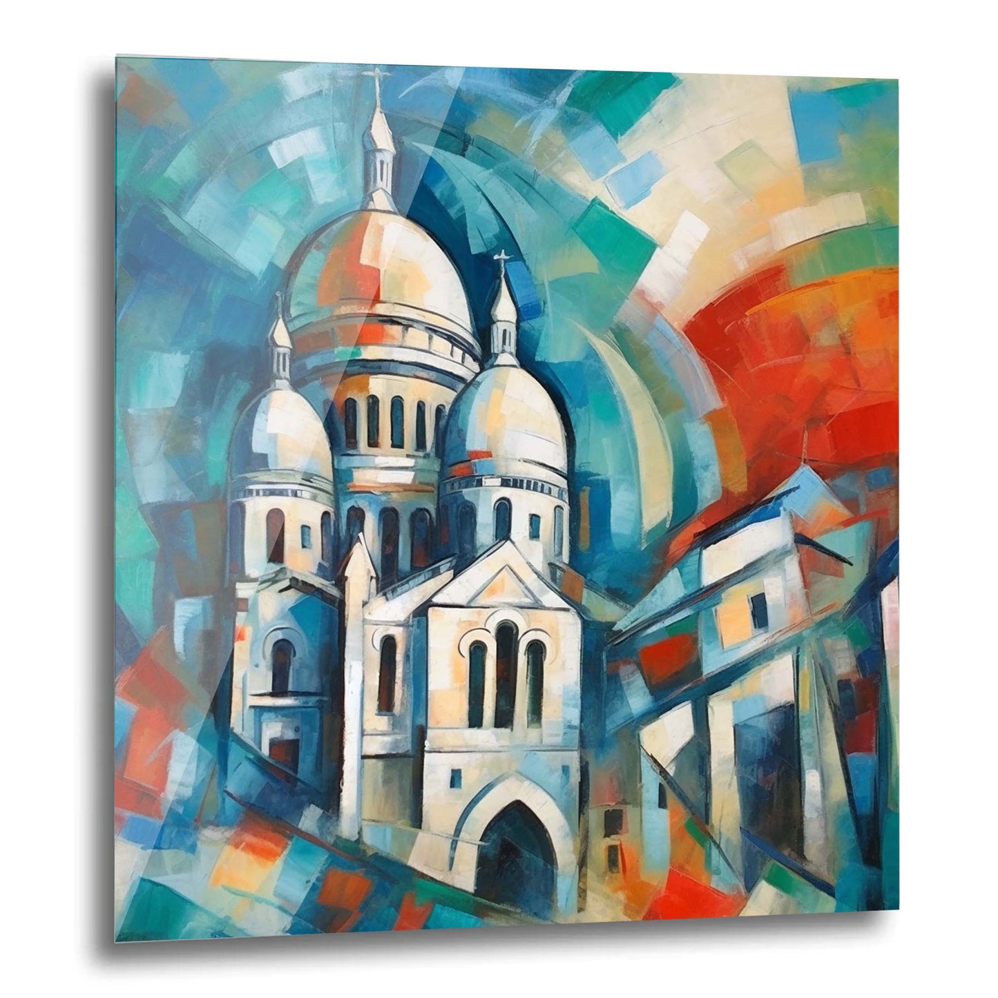 Paris Sacre Coeur - Wandbild in der Stilrichtung des Expressionismus
