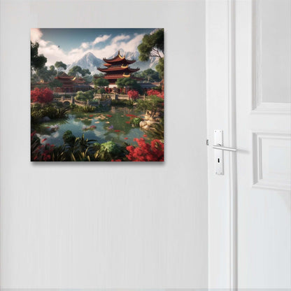 Peking Verbotene Stadt - Wandbild in der Stilrichtung Urban Jungle