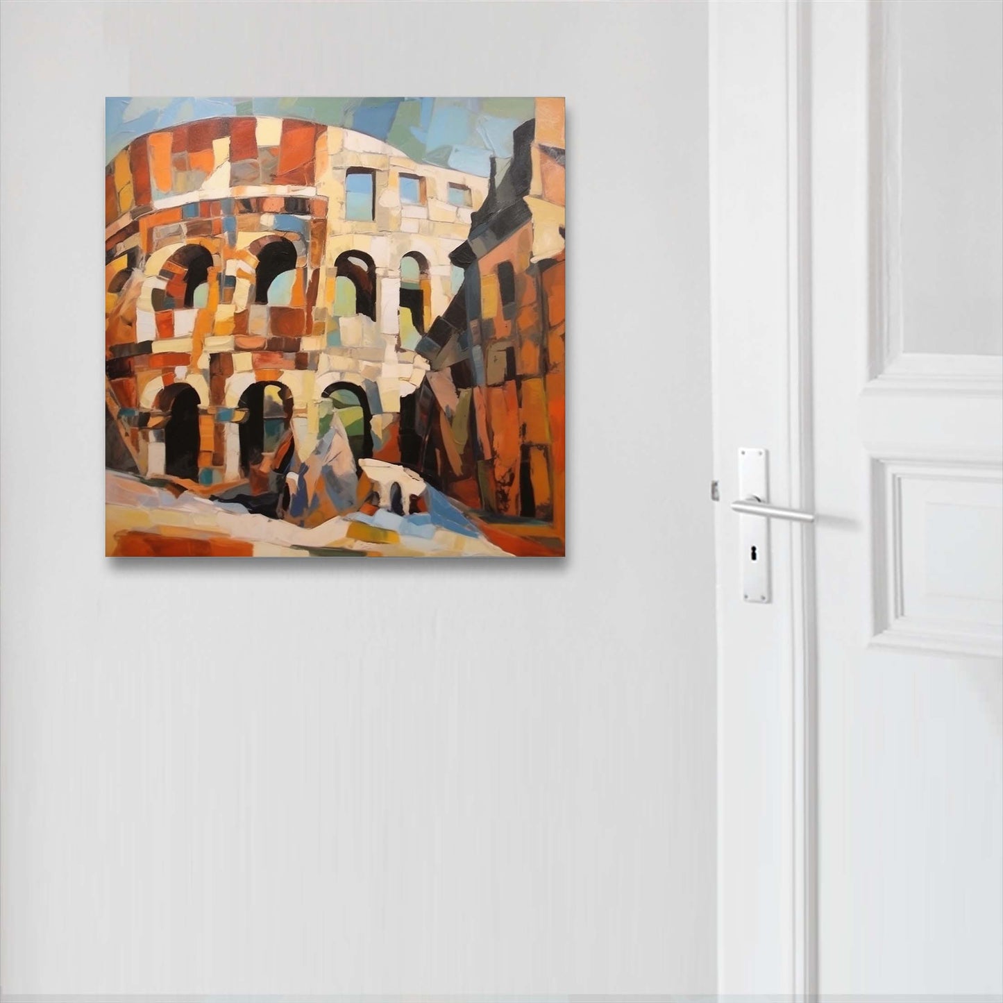 Rom Kollosseum - Wandbild in der Stilrichtung des Expressionismus