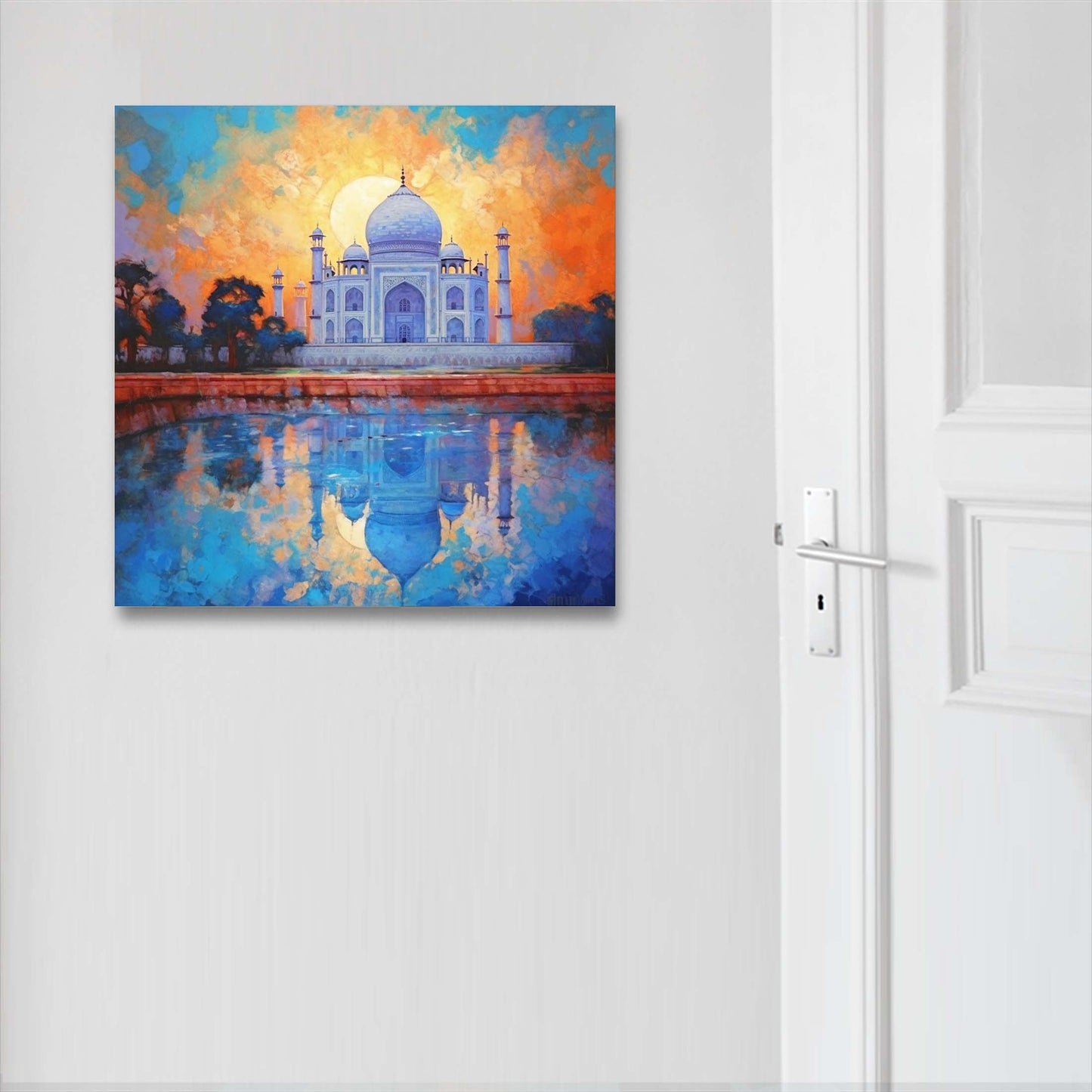 Taj Mahal - Wandbild in der Stilrichtung des Impressionismus
