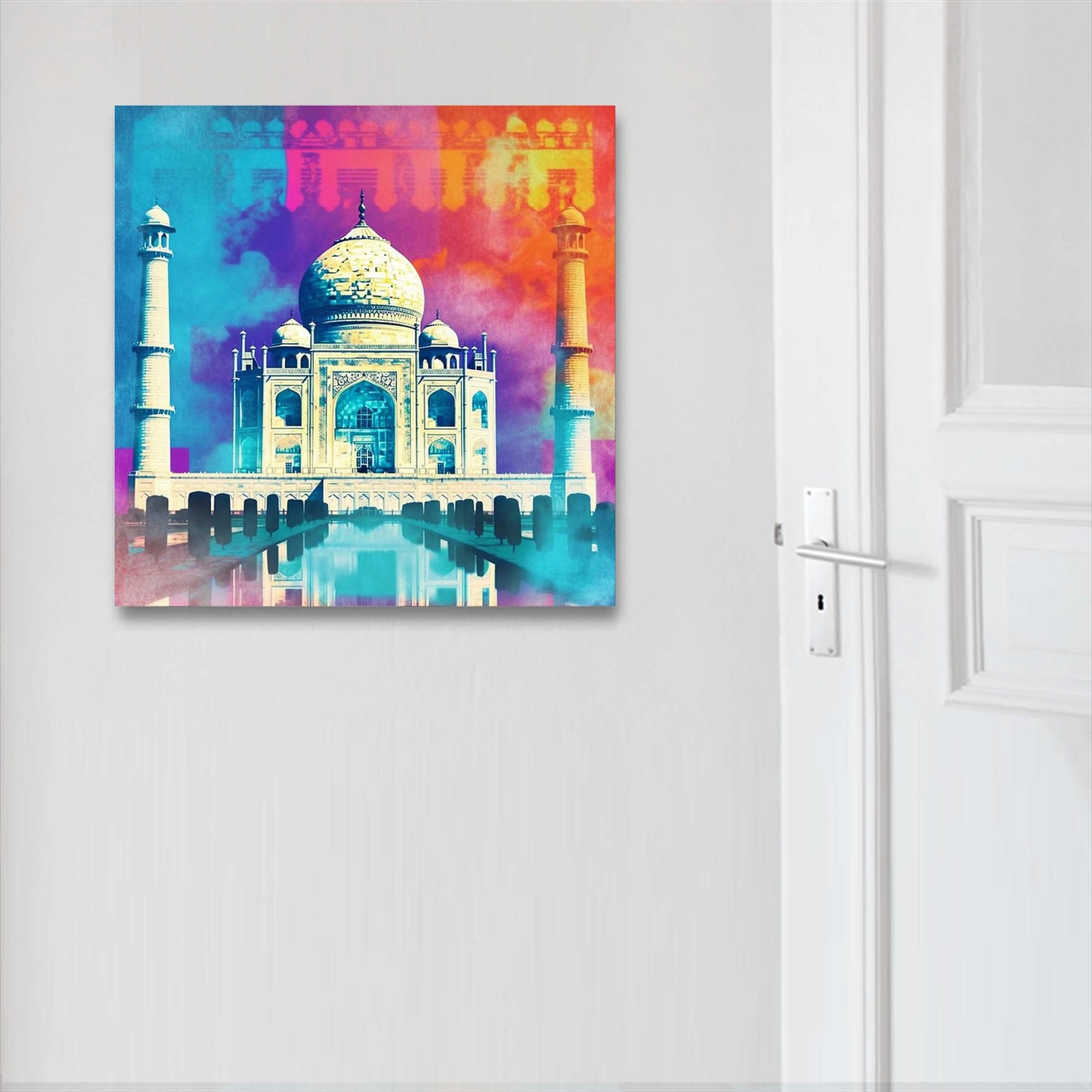 Taj Mahal - Wandbild in der Stilrichtung der Pop-Art