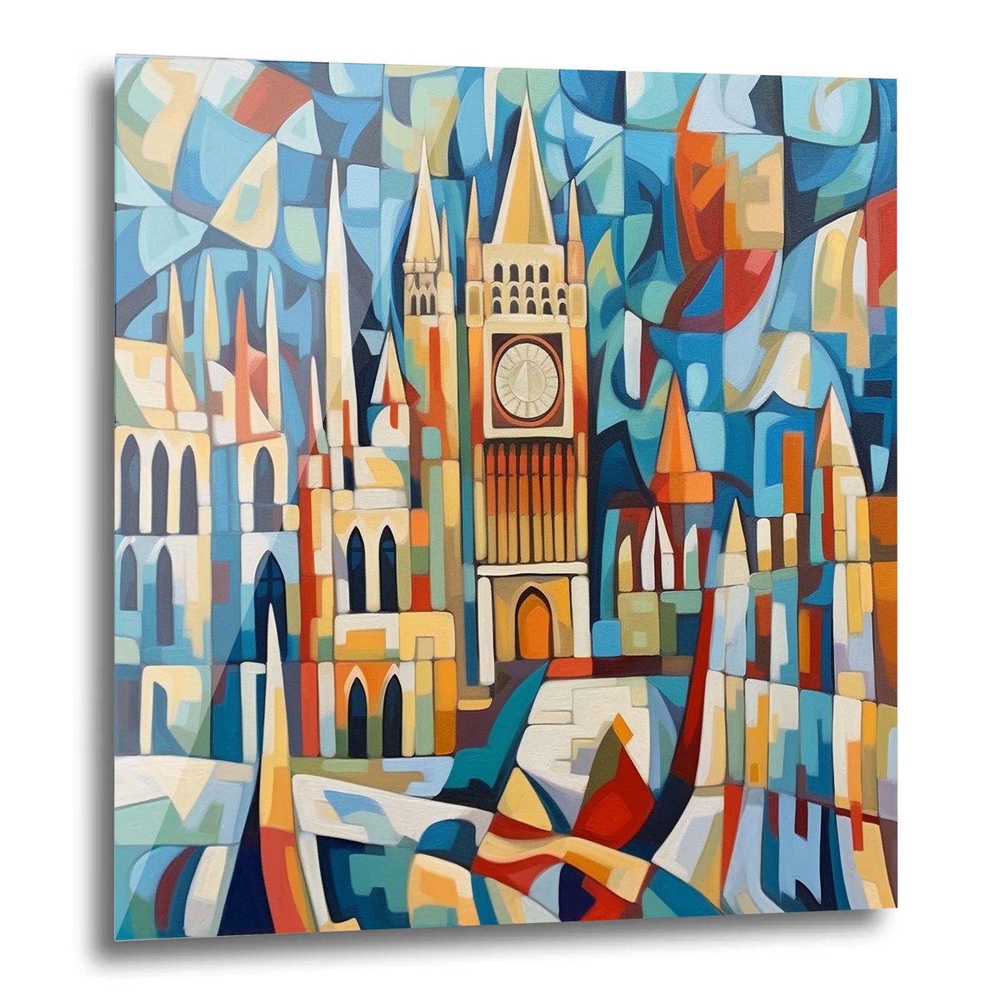 London Westminster Palace - Wandbild in der Stilrichtung des Expressionismus
