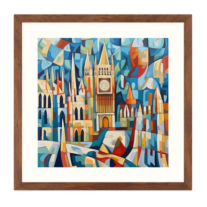 London Westminster Palace - Wandbild in der Stilrichtung des Expressionismus